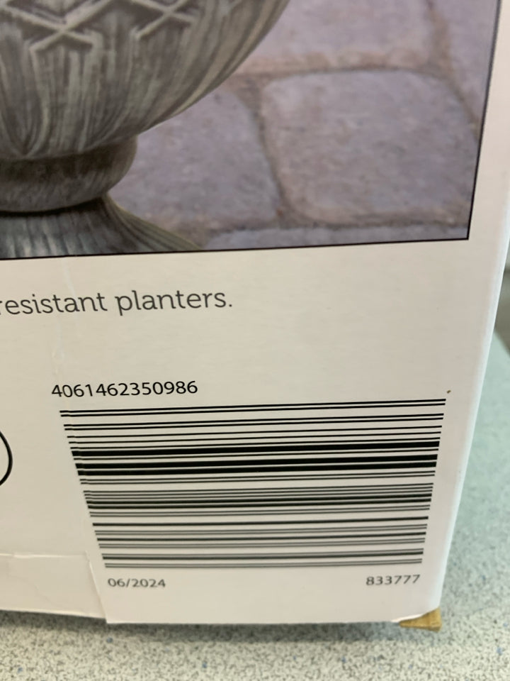 3-TIER URN PLANTER IN BOX.