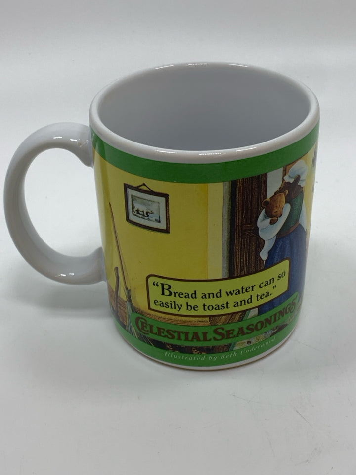 CELESTIAL SEASONINGS TEA MUG.
