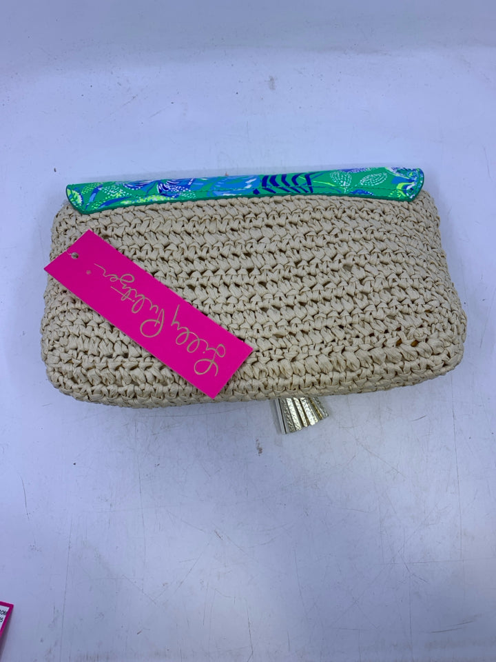 Lilly Pulitzer GWP Straw Crossbody- New With Tags