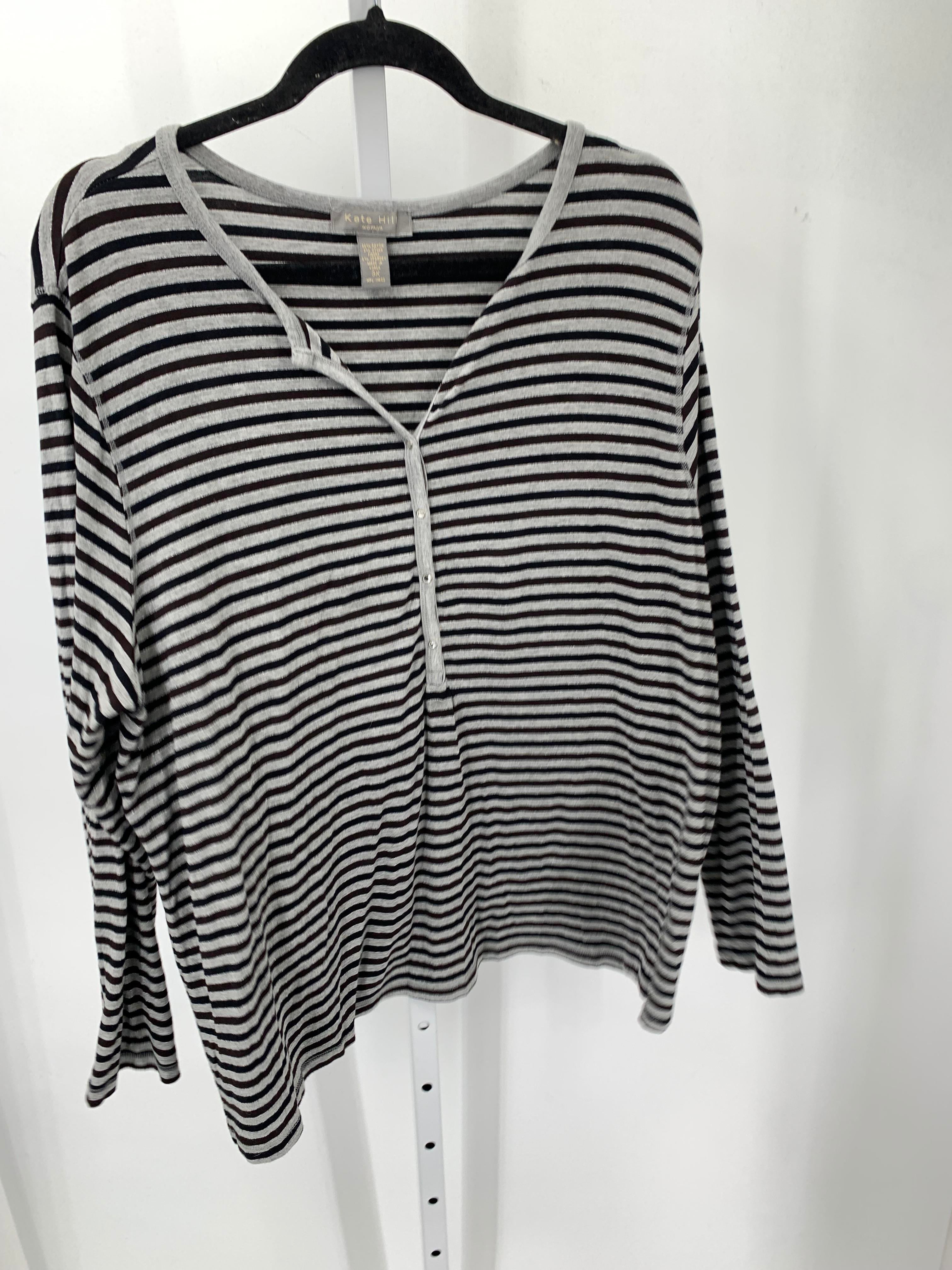 Size 3X Womens Long Sleeve Shirt