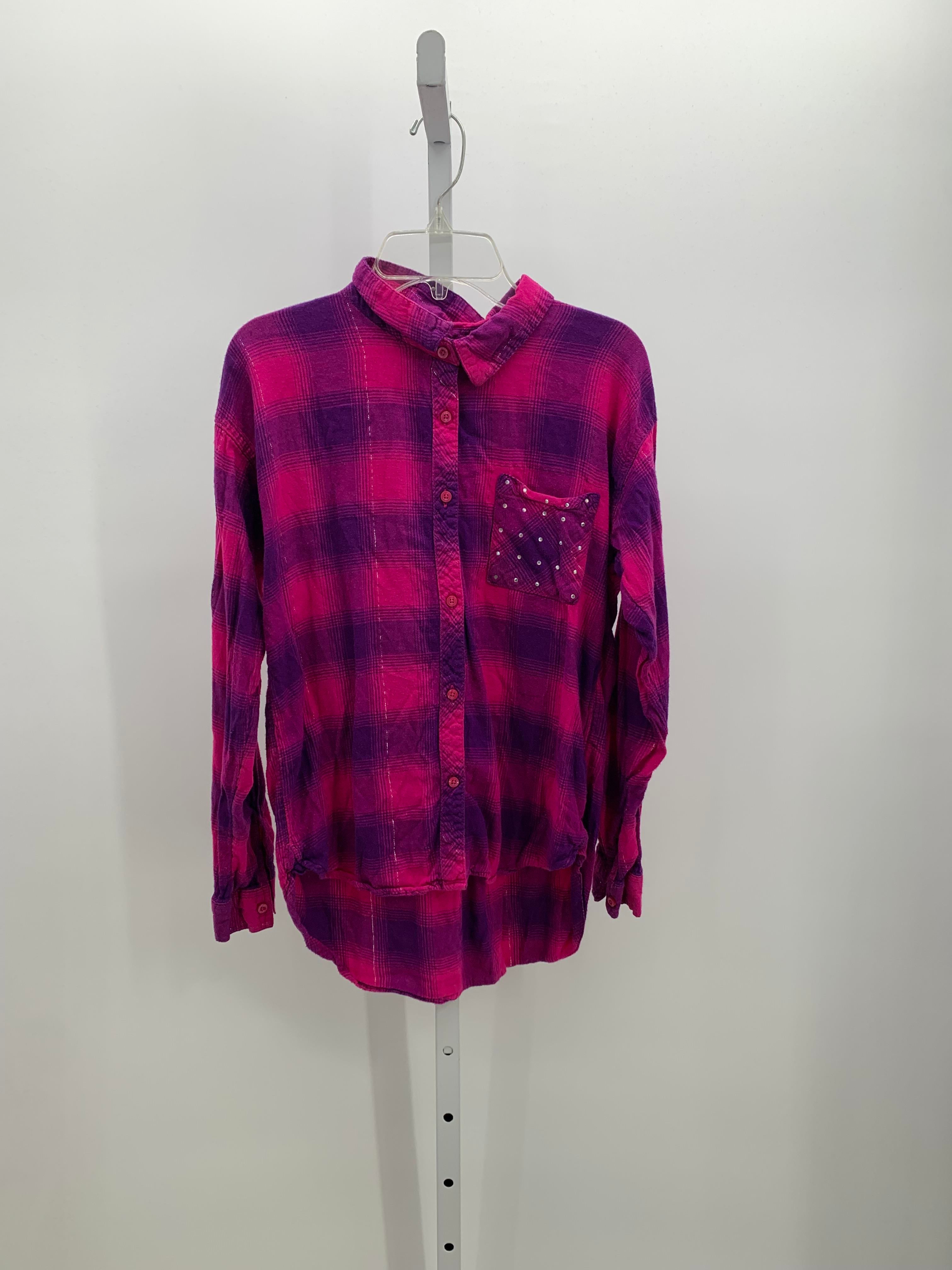 Wonder Nation Size 14-16 Girls Long Sleeve Shirt