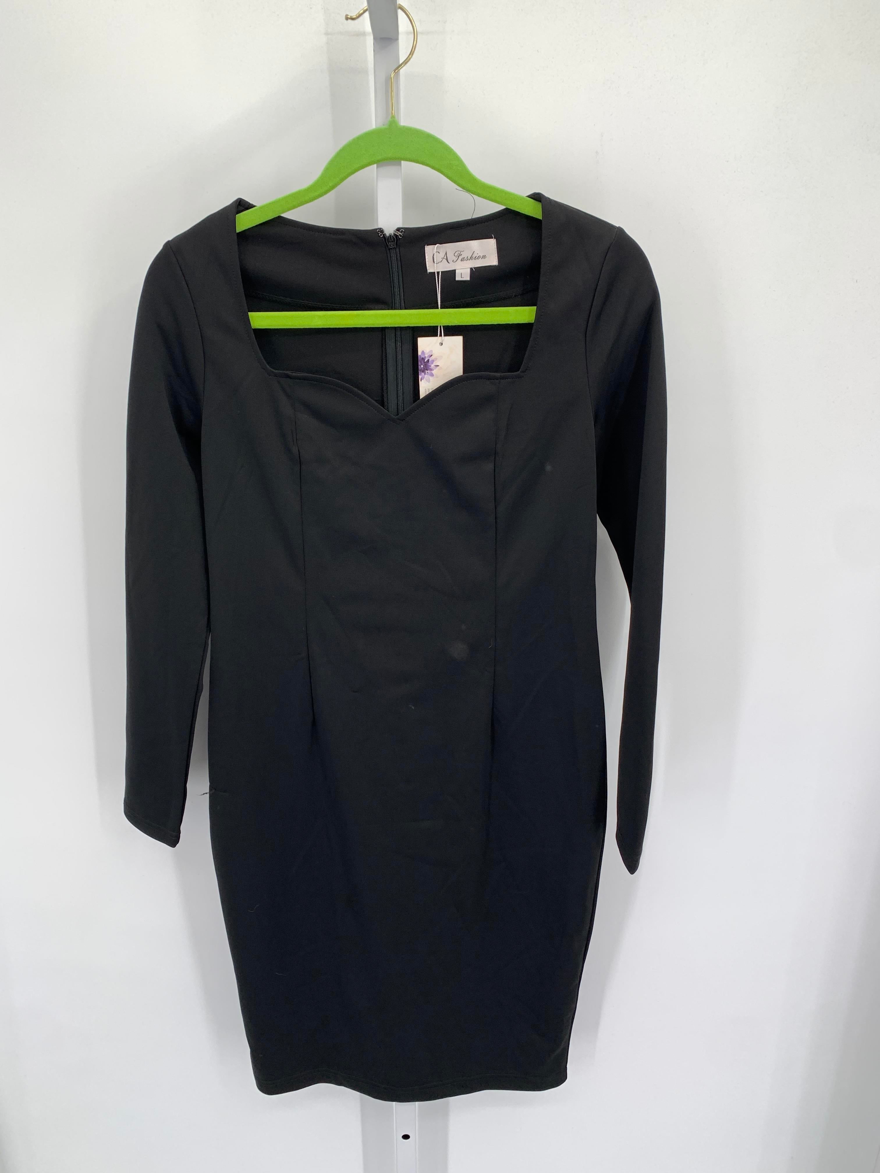 Size Large Misses Long Sleeve Dress