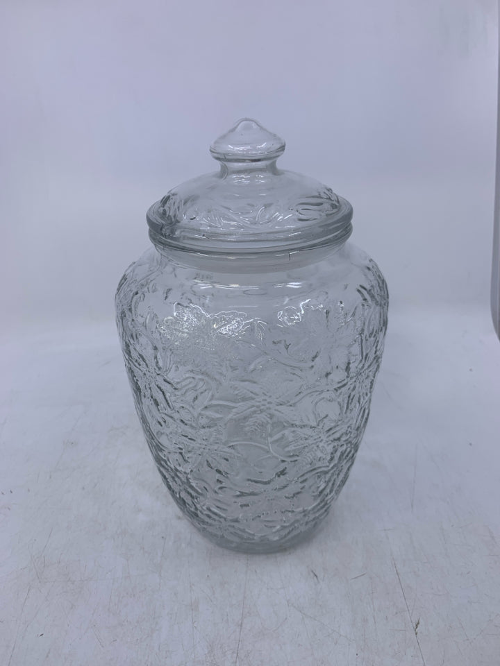 POINSETTIA PRINCESS HOUSE CANISTER.