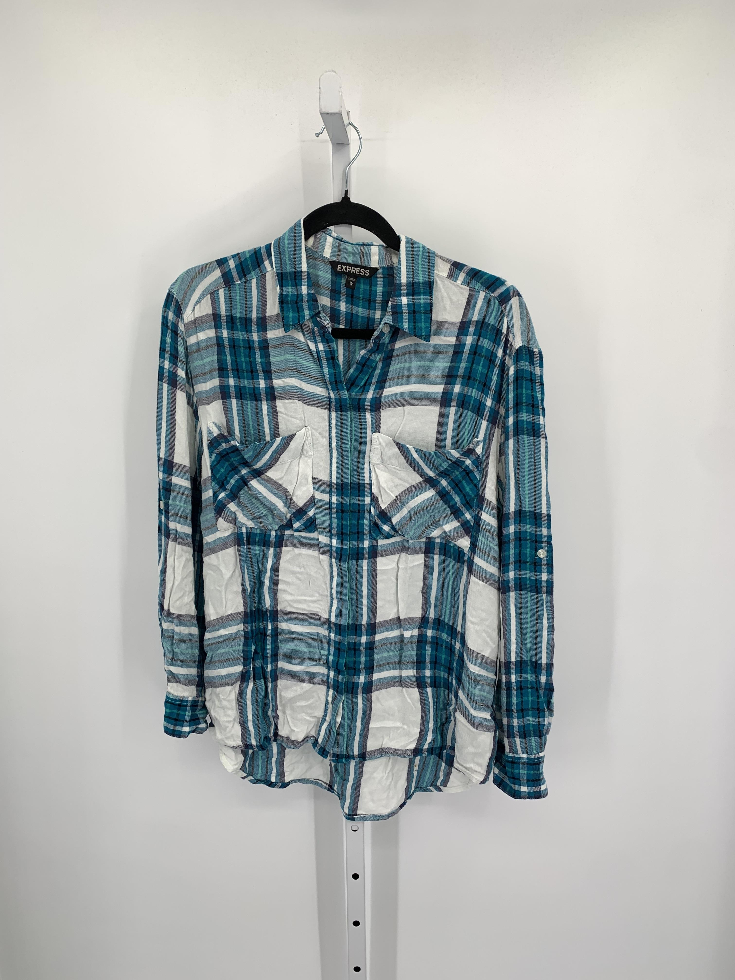 Express Size Medium Misses Long Sleeve Shirt