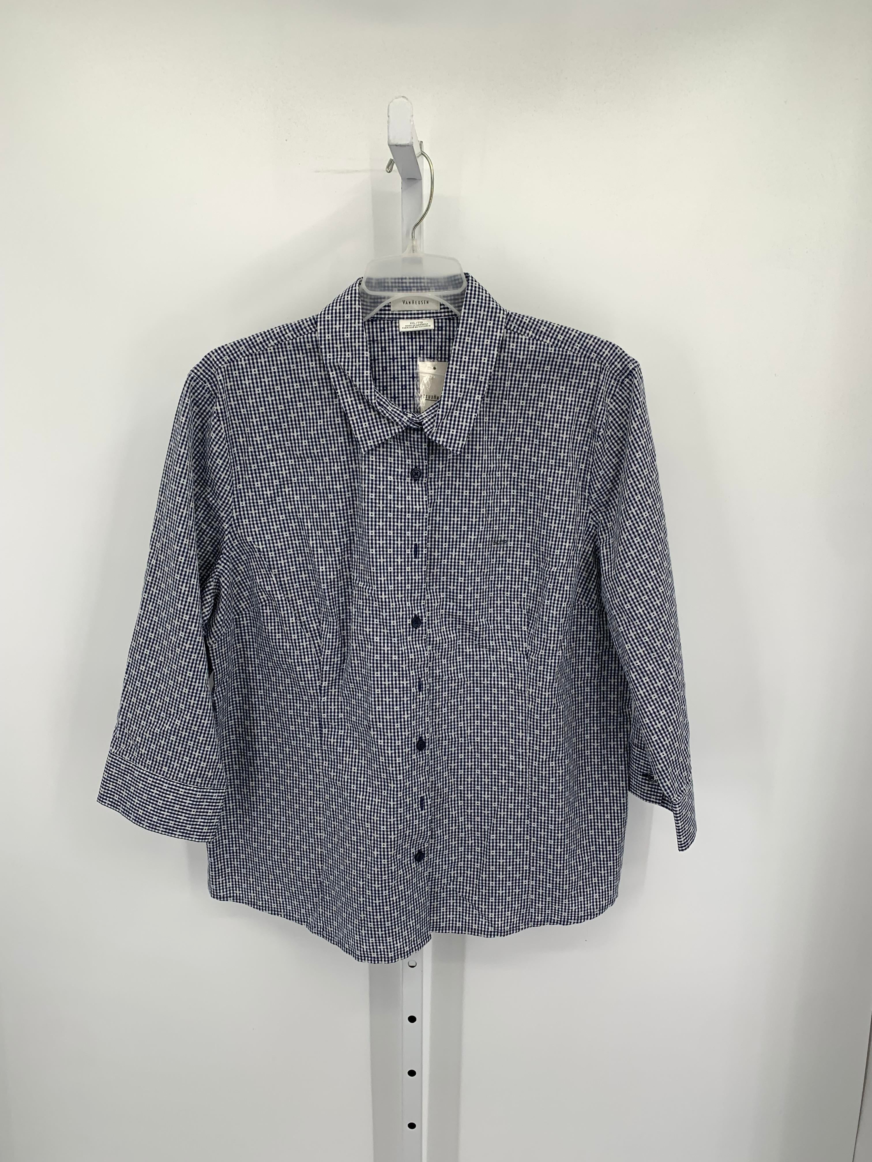 Van Heusen Size XXL Misses 3/4 Sleeve Shirt