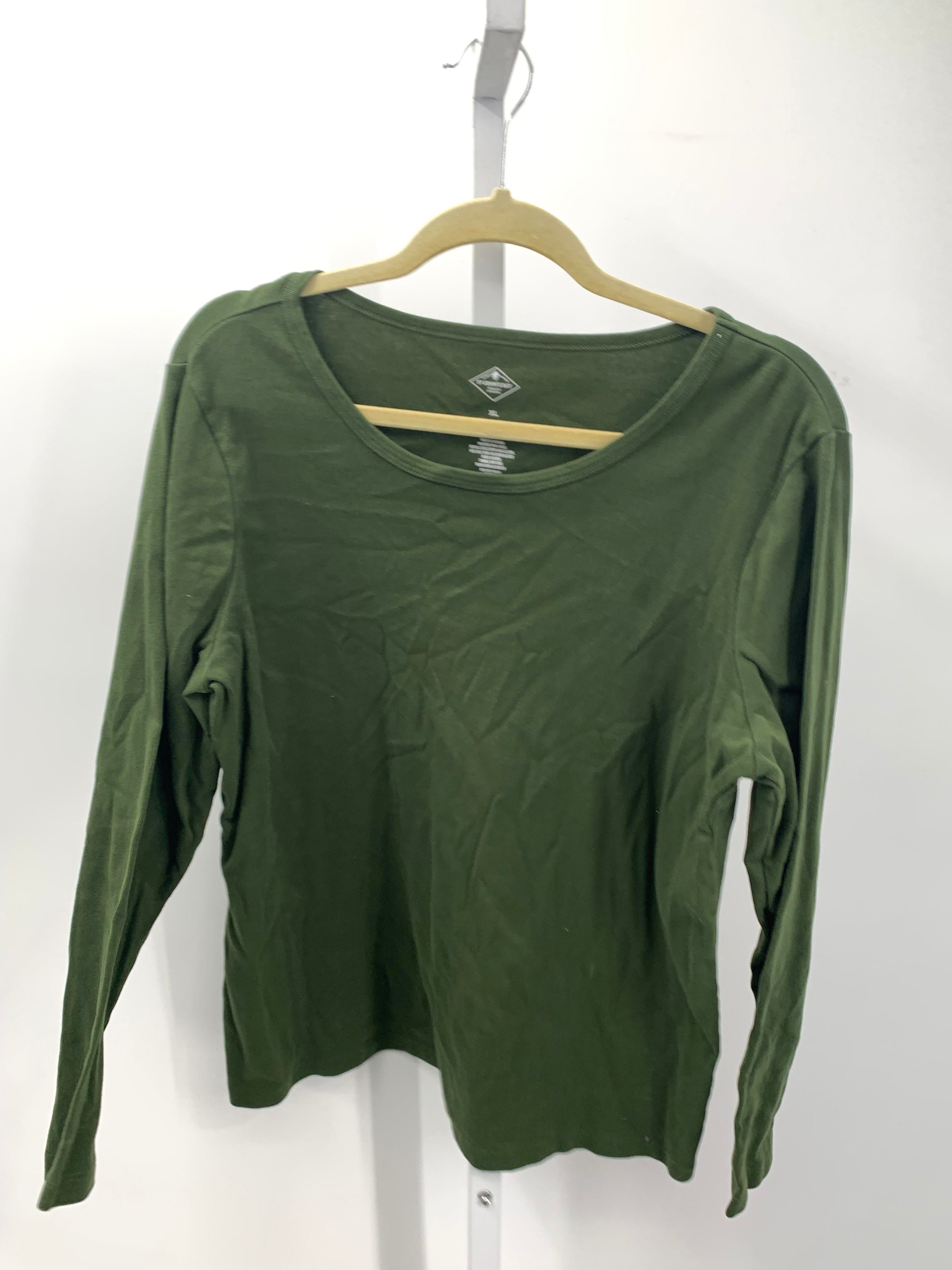 St. Johns Bay Size Extra Large Misses Long Sleeve Shirt