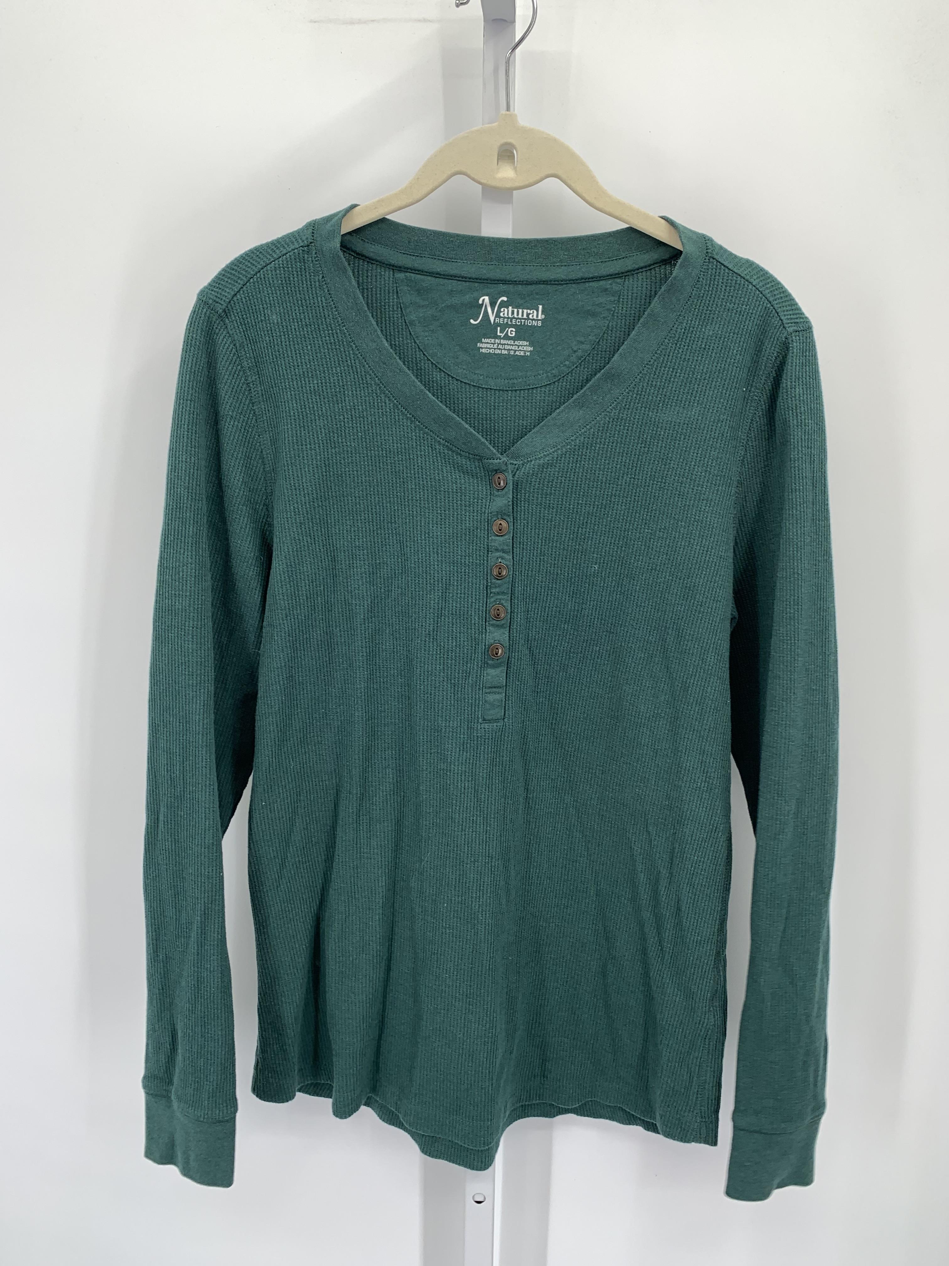 Natural Reflections Size Large Misses Long Sleeve Shirt