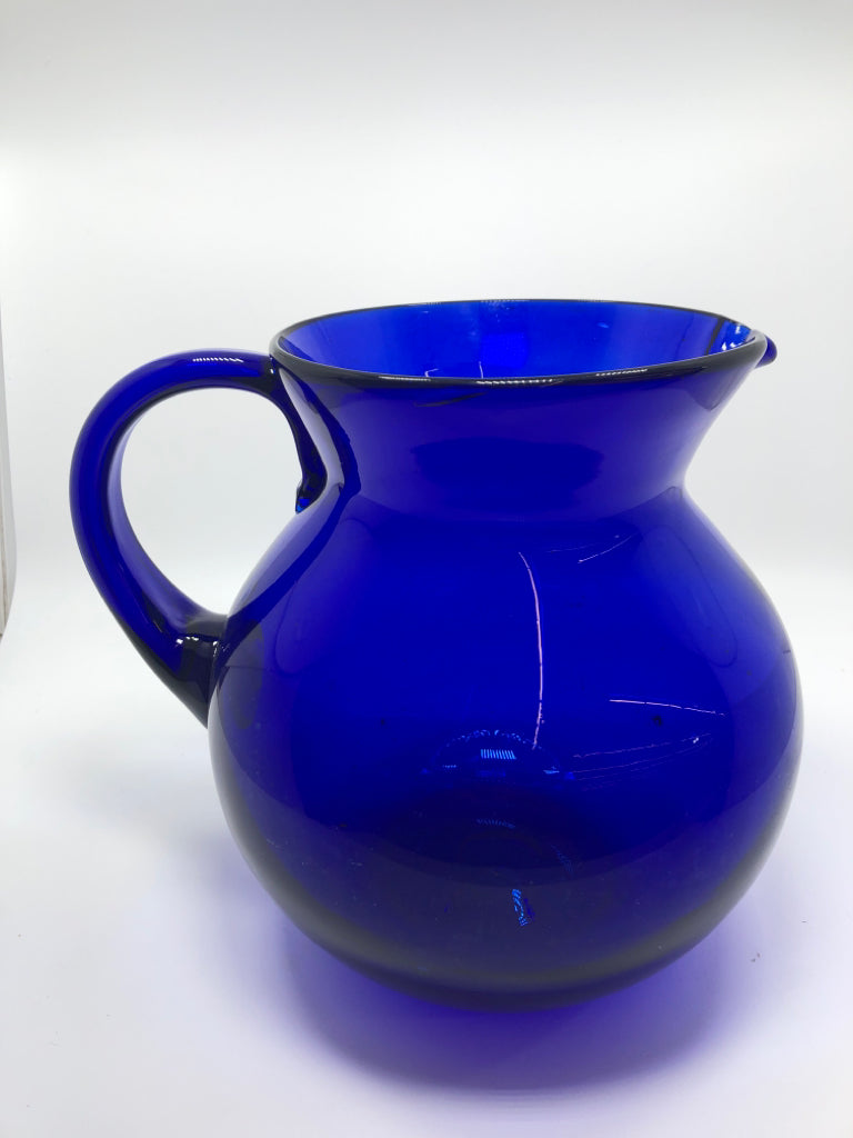 COBALT BLUE PITCHER.