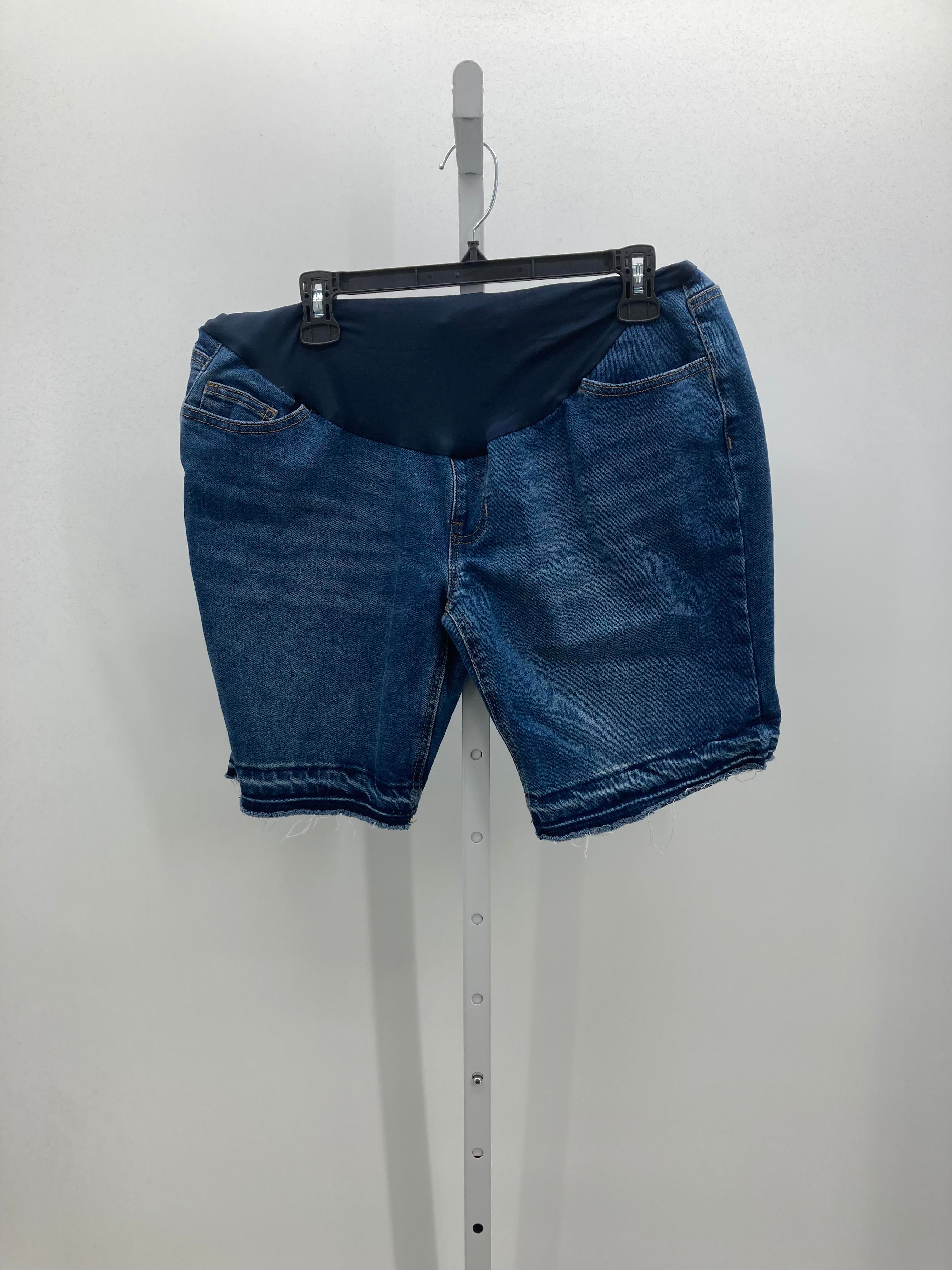 Time and Tru Denim Size Large Maternity Shorts