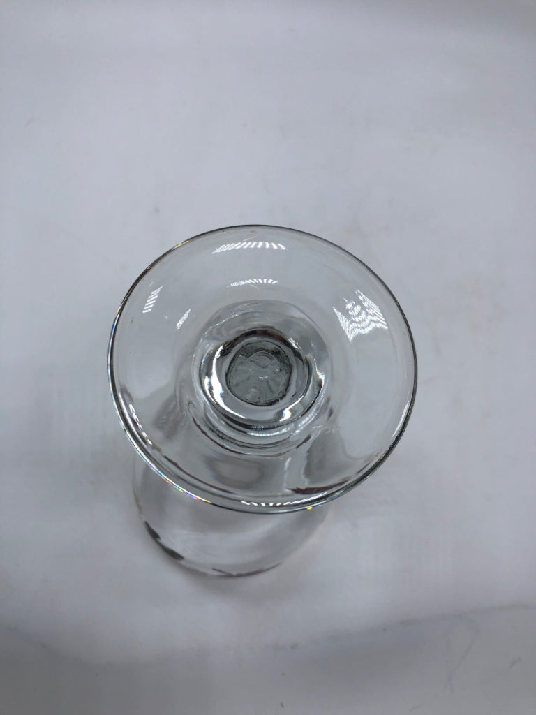 4 FALL LEAF WINE GLASSES.