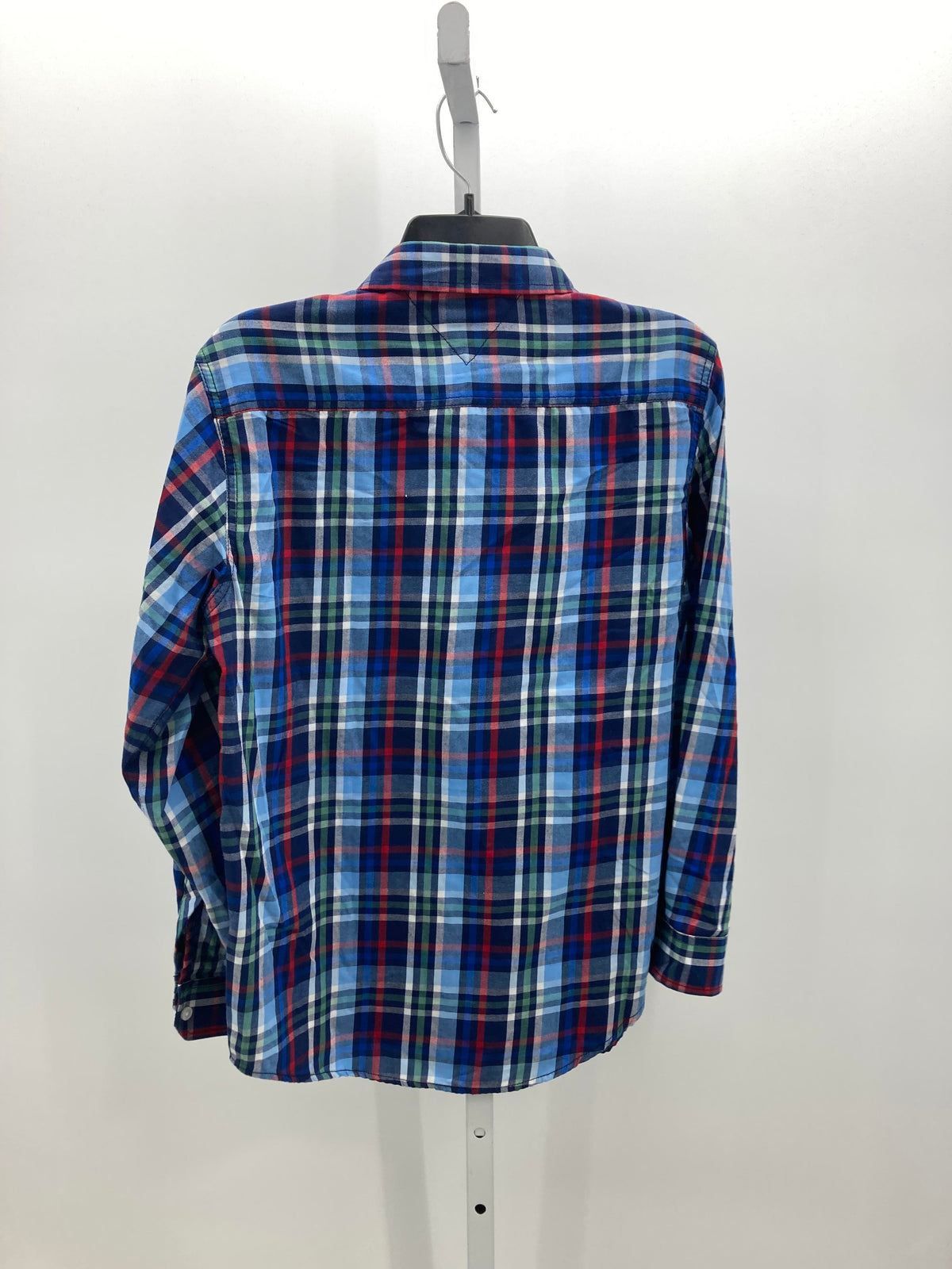 PLAID BTN DOWN