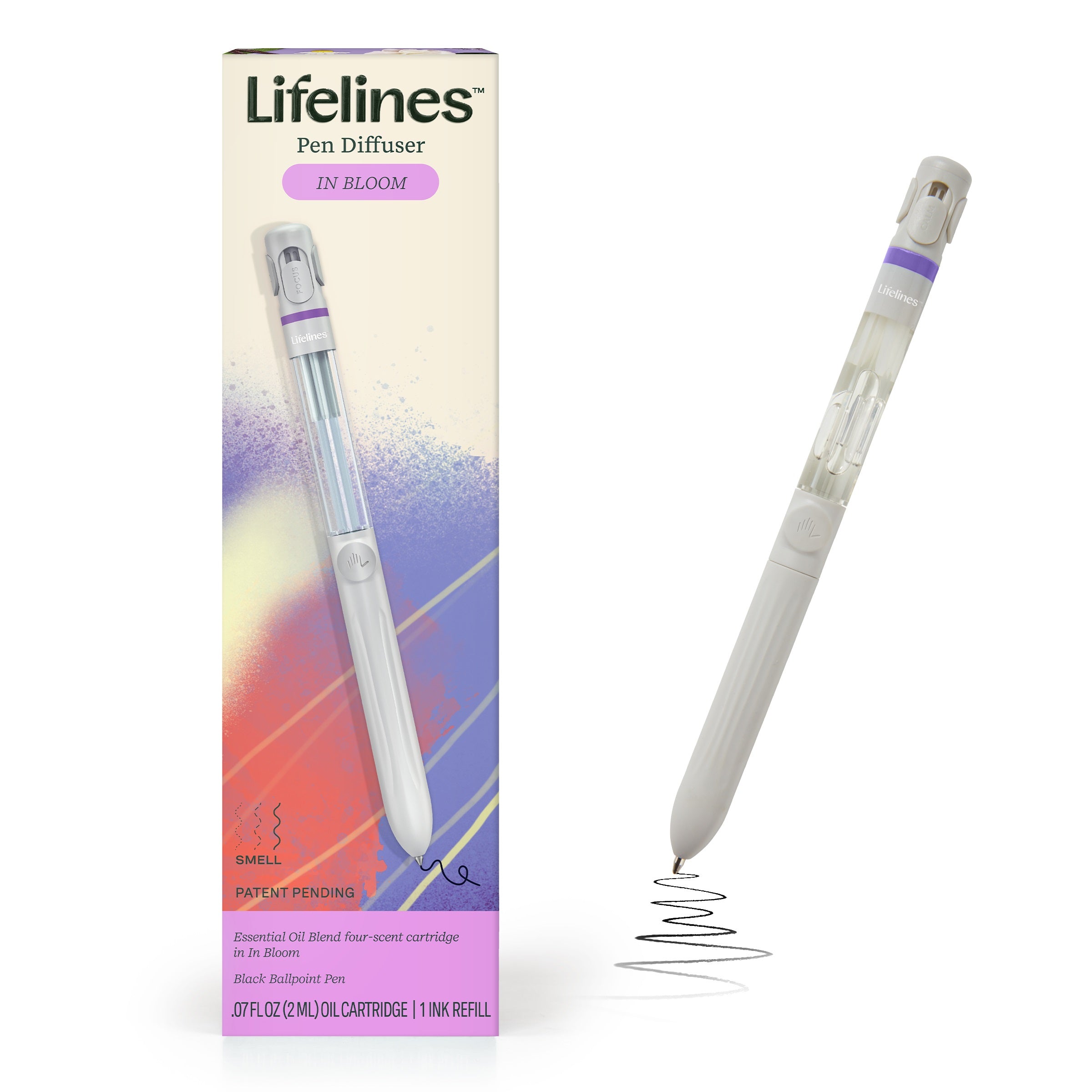 Lifelines Pen Diffuser with 4-Scent Cartridge. (In Bloom - New)