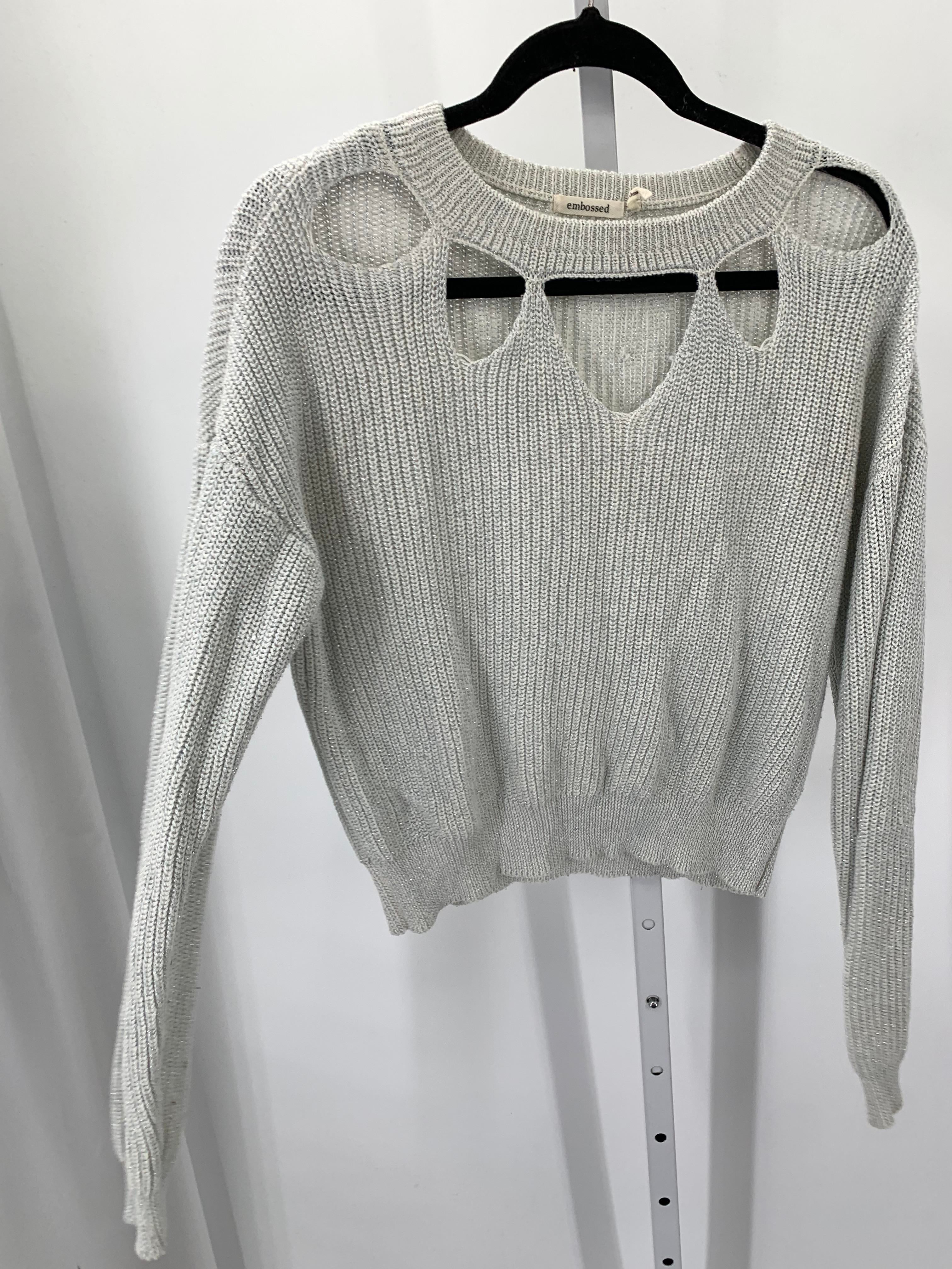 Size Medium Misses Long Slv Sweater