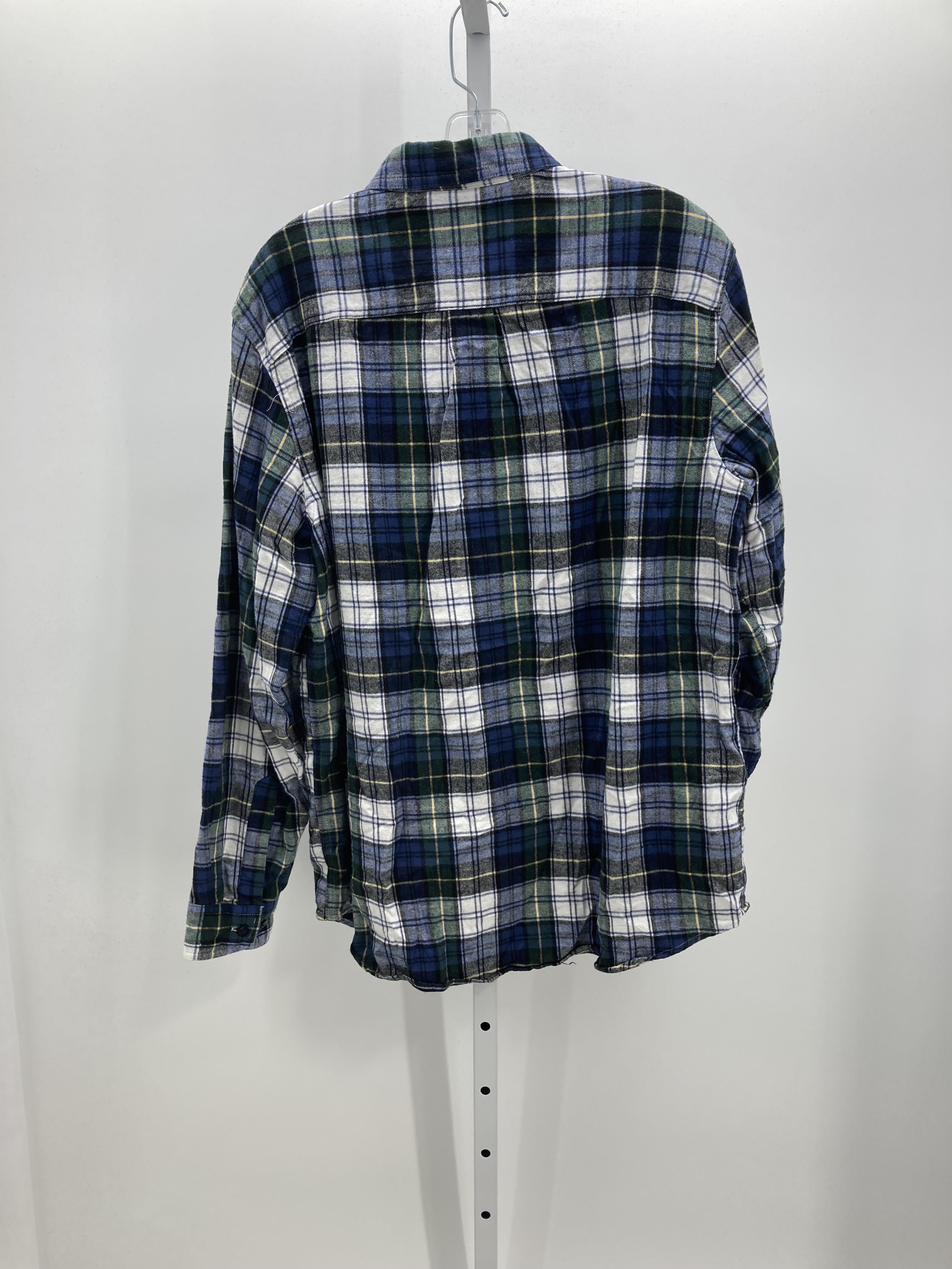 GREEN WHITE PLAID