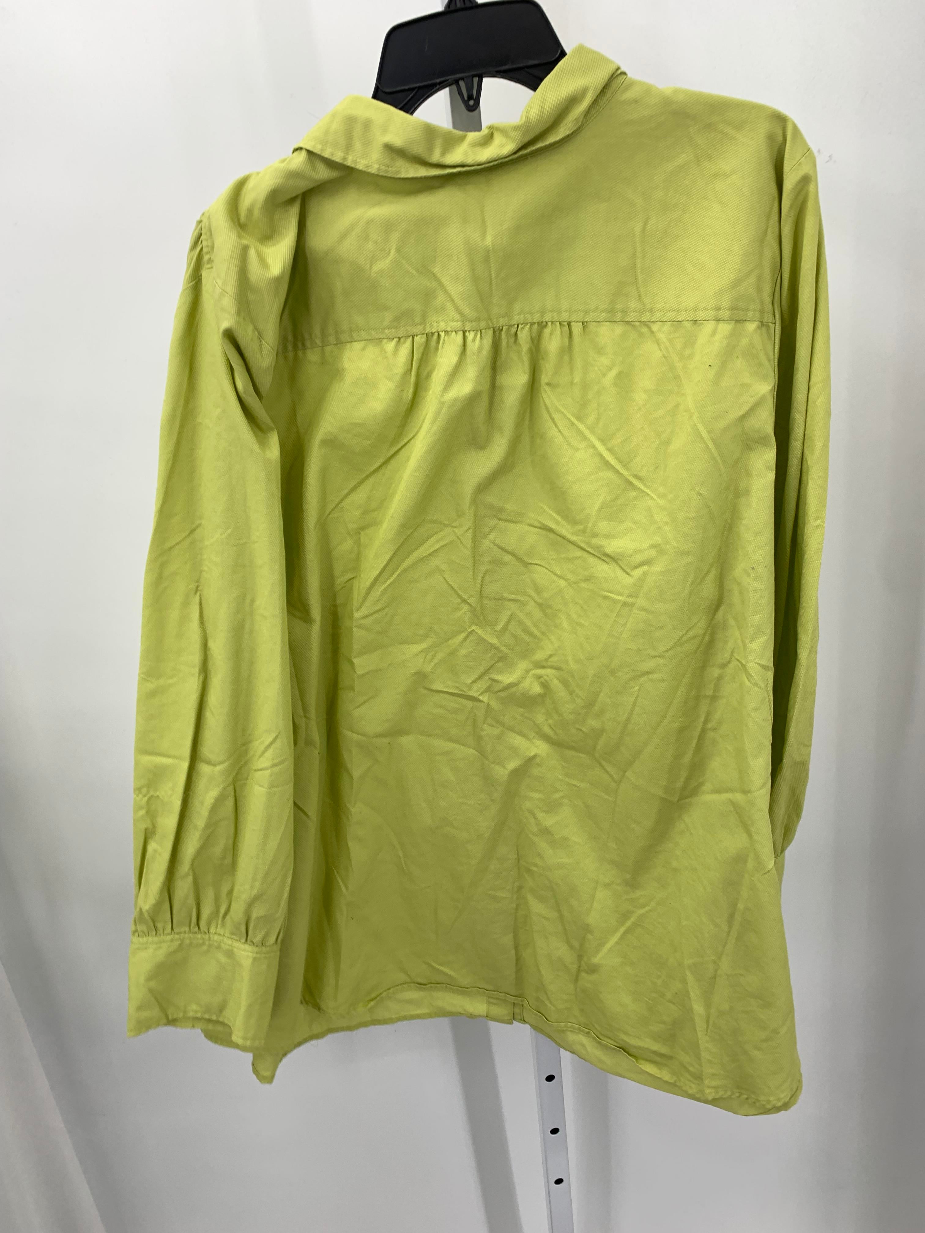 Avenue Size 26/28 W Womens Long Sleeve Shirt