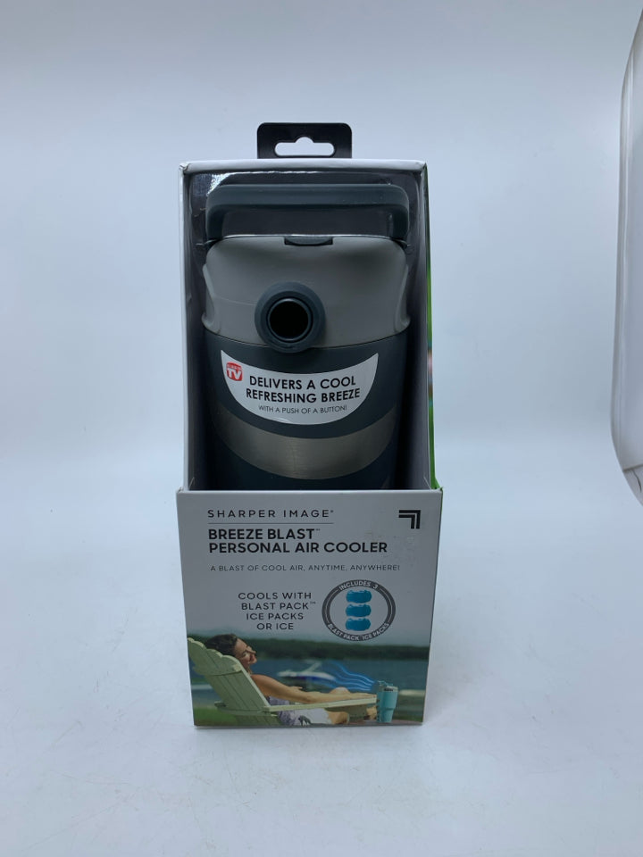 NIP BREEZE BLAST PERSONAL AIR COOLER PORTABLE RECHARGEABLE.
