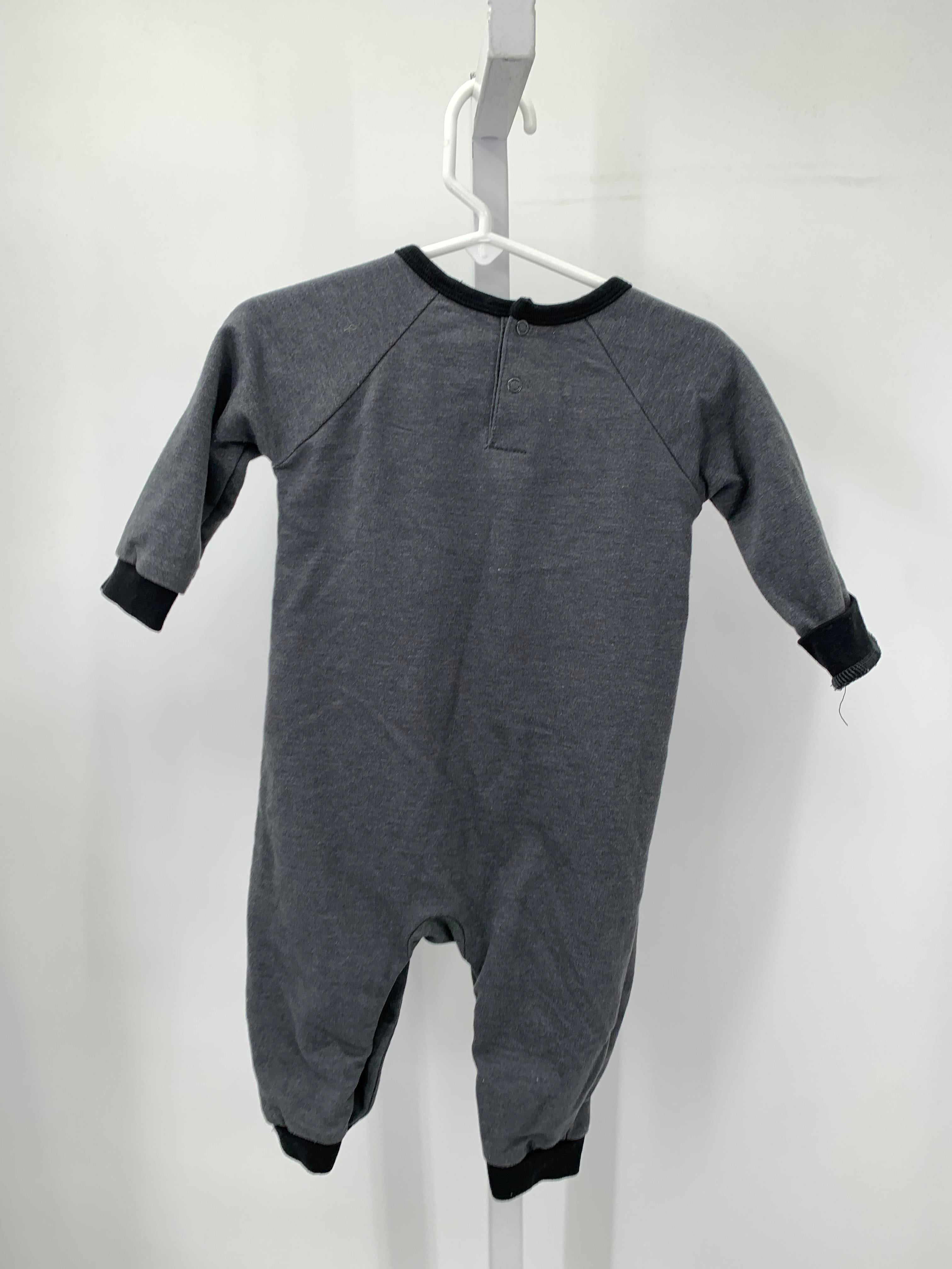 LONG SLV ROMPER PENGUIN.