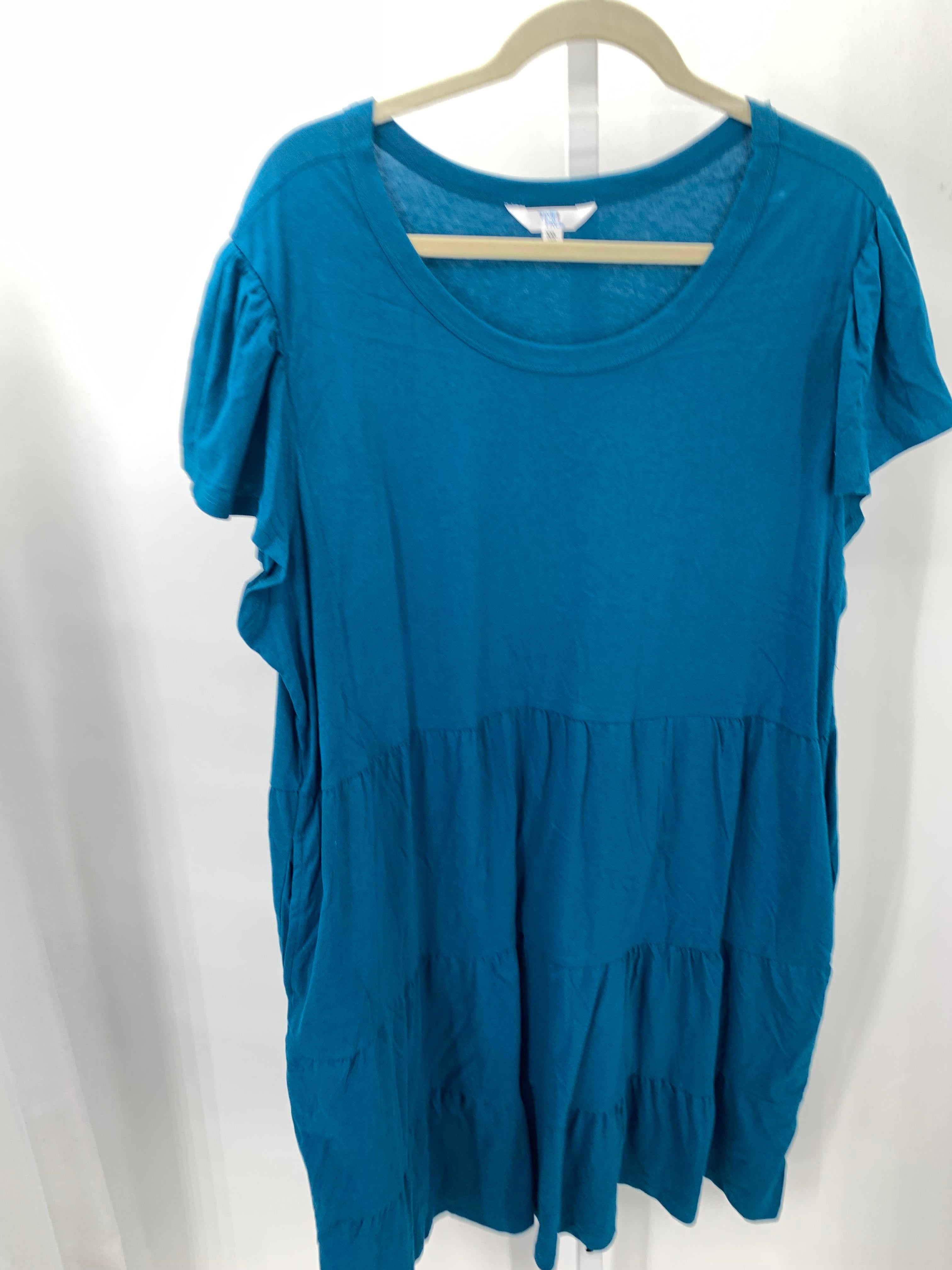 Time and Tru Size XXL Misses Short Sleeve Dress