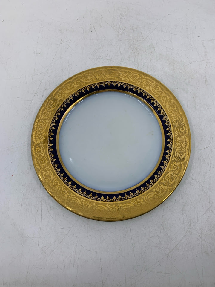 VTG GOLD RIM SMALL PLATE- LIMOGES.