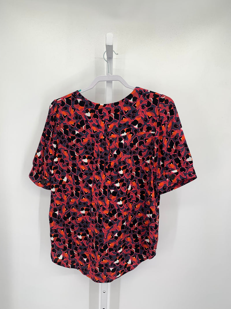 Maeve Size 6 Misses Short Sleeve Shirt