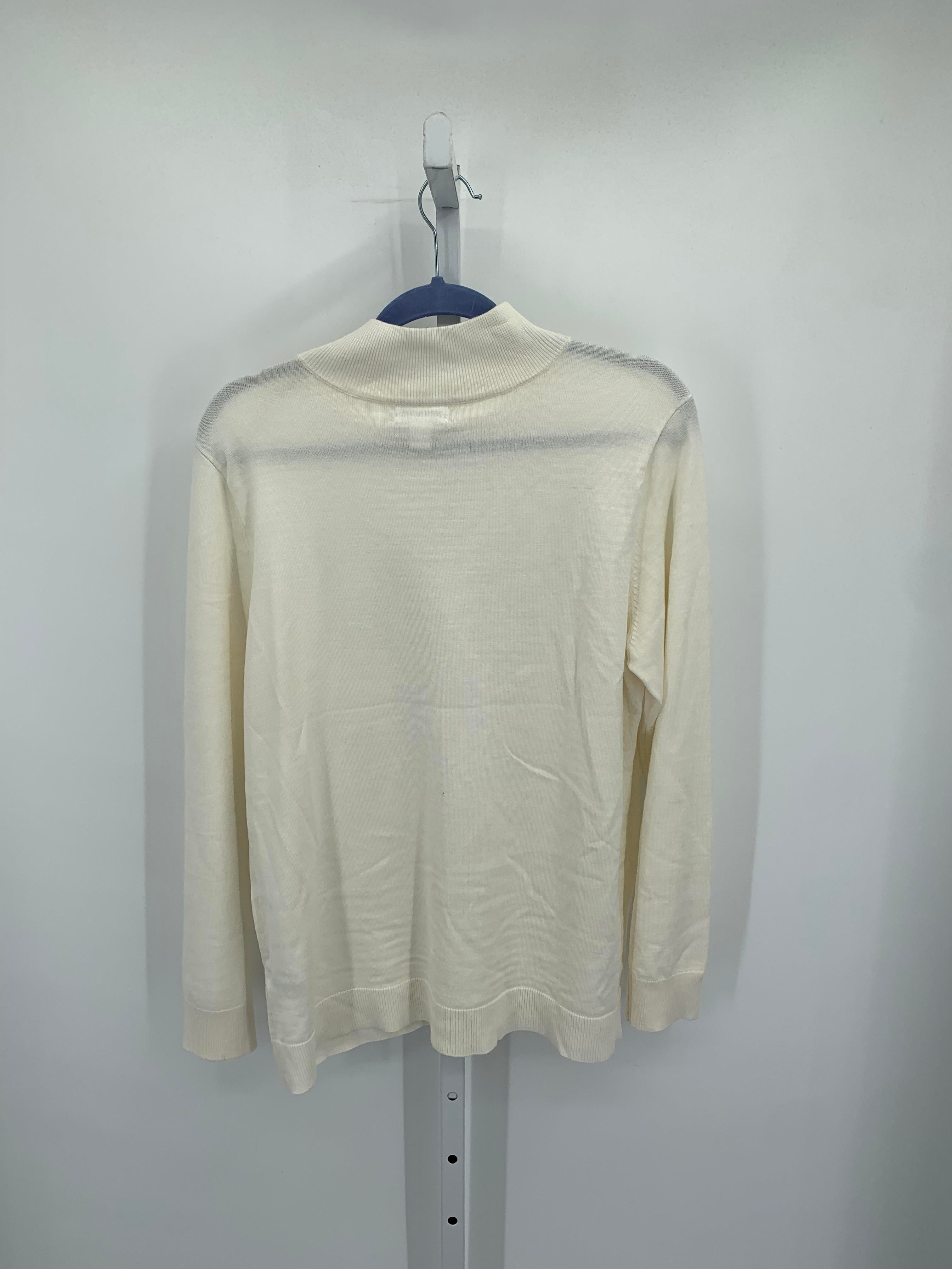 Calvin Klein Size Large Misses Long Slv Sweater