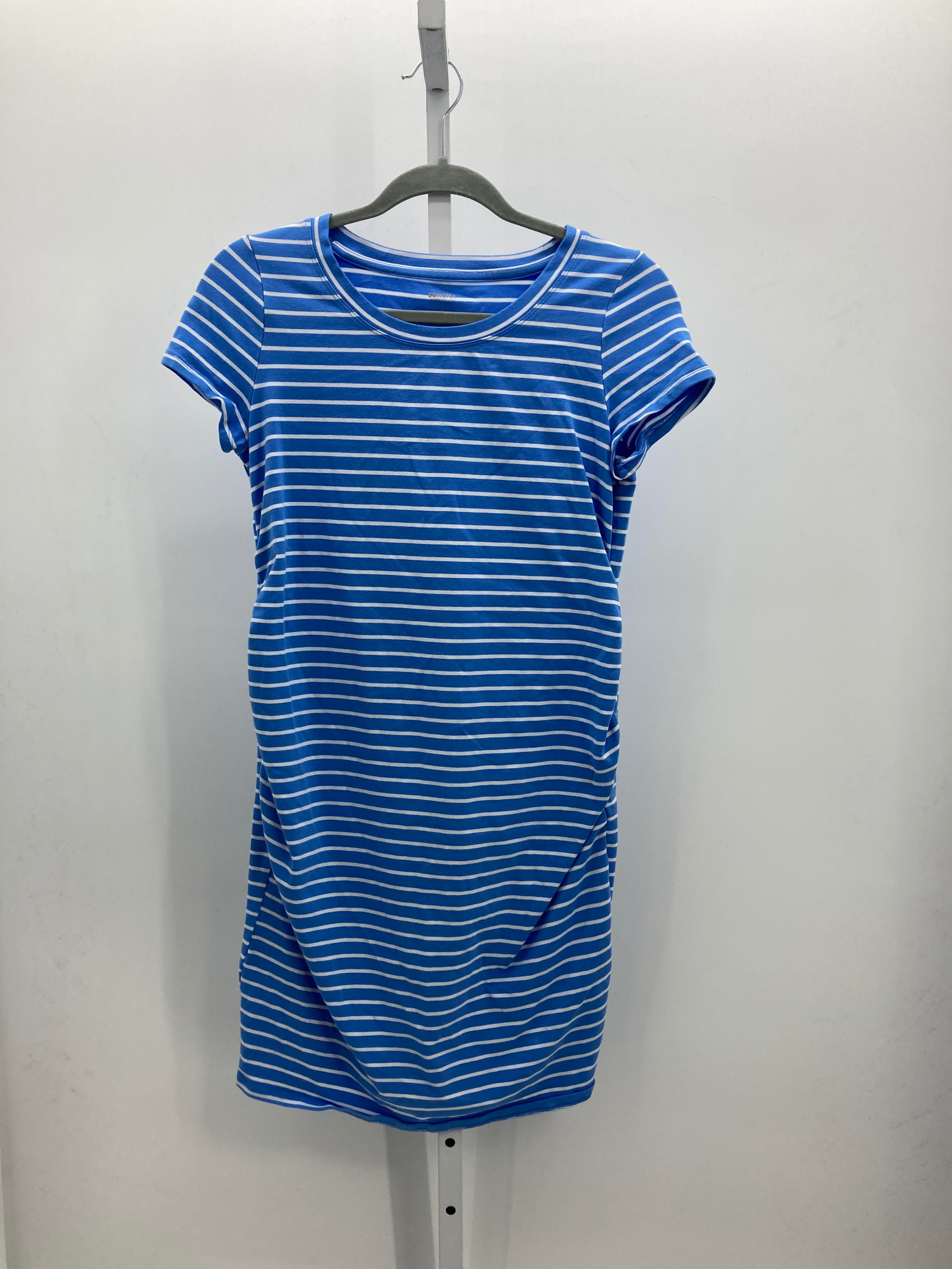 Sonoma Blue Size Small Maternity Short Sleeve Dress
