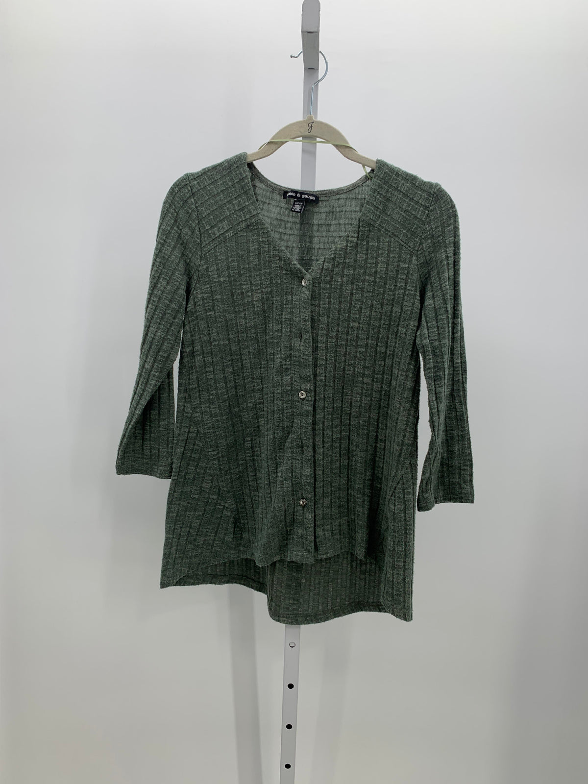 Cable & Gauge Size Small Misses 3/4 Sleeve Sweater