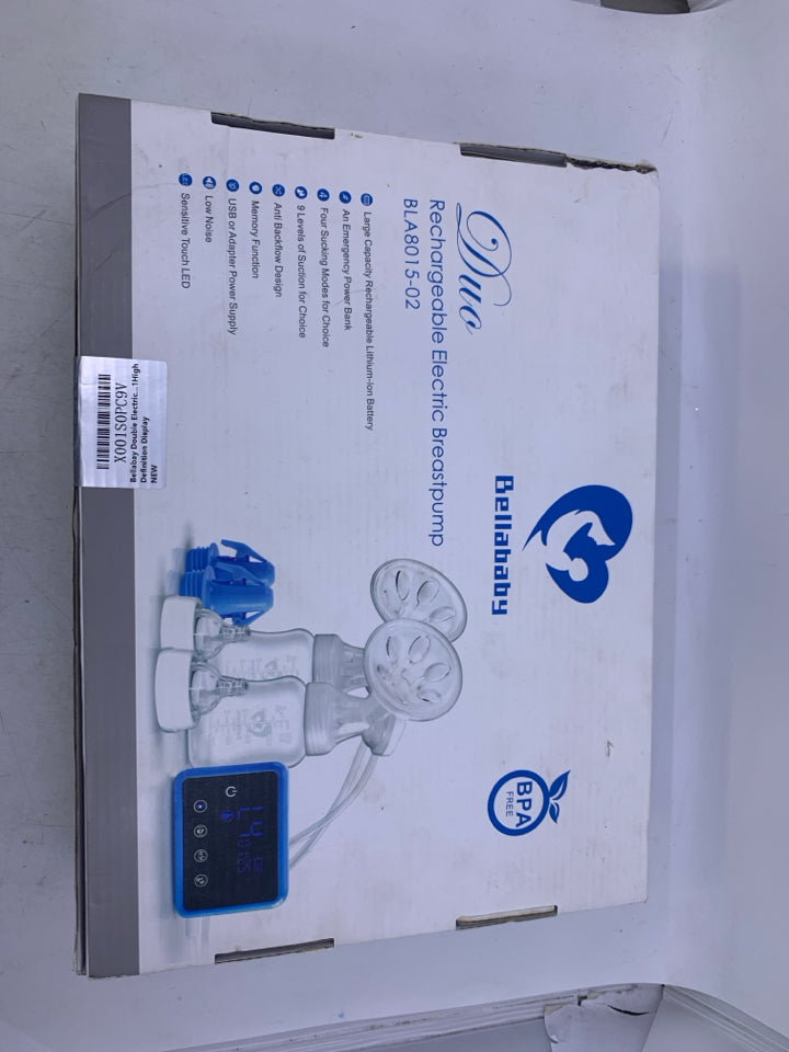 Bellababy BLA8015-02 Rechargeable Electric Breastpump- New