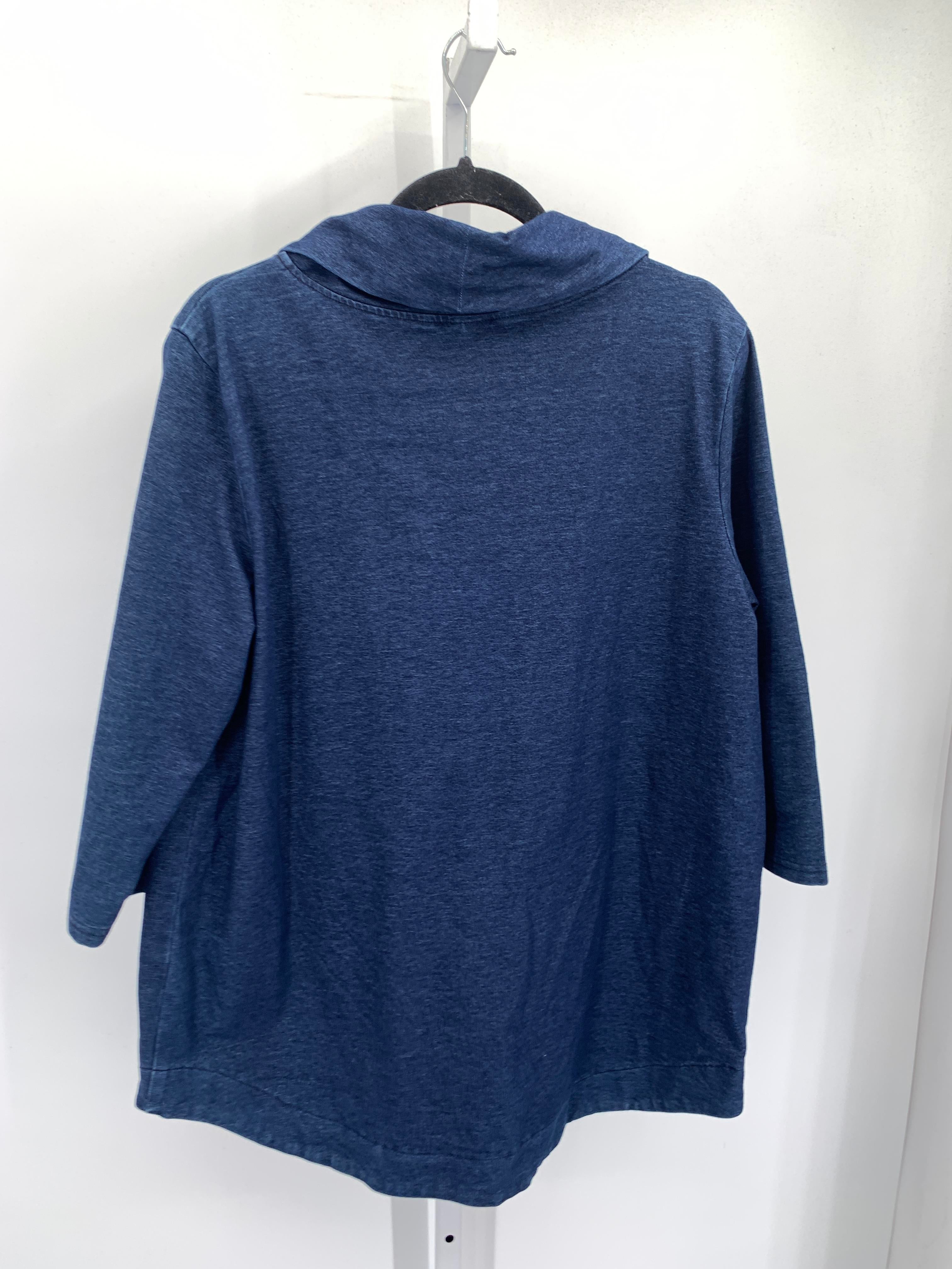 Size Extra Large Misses 3/4 Sleeve Shirt