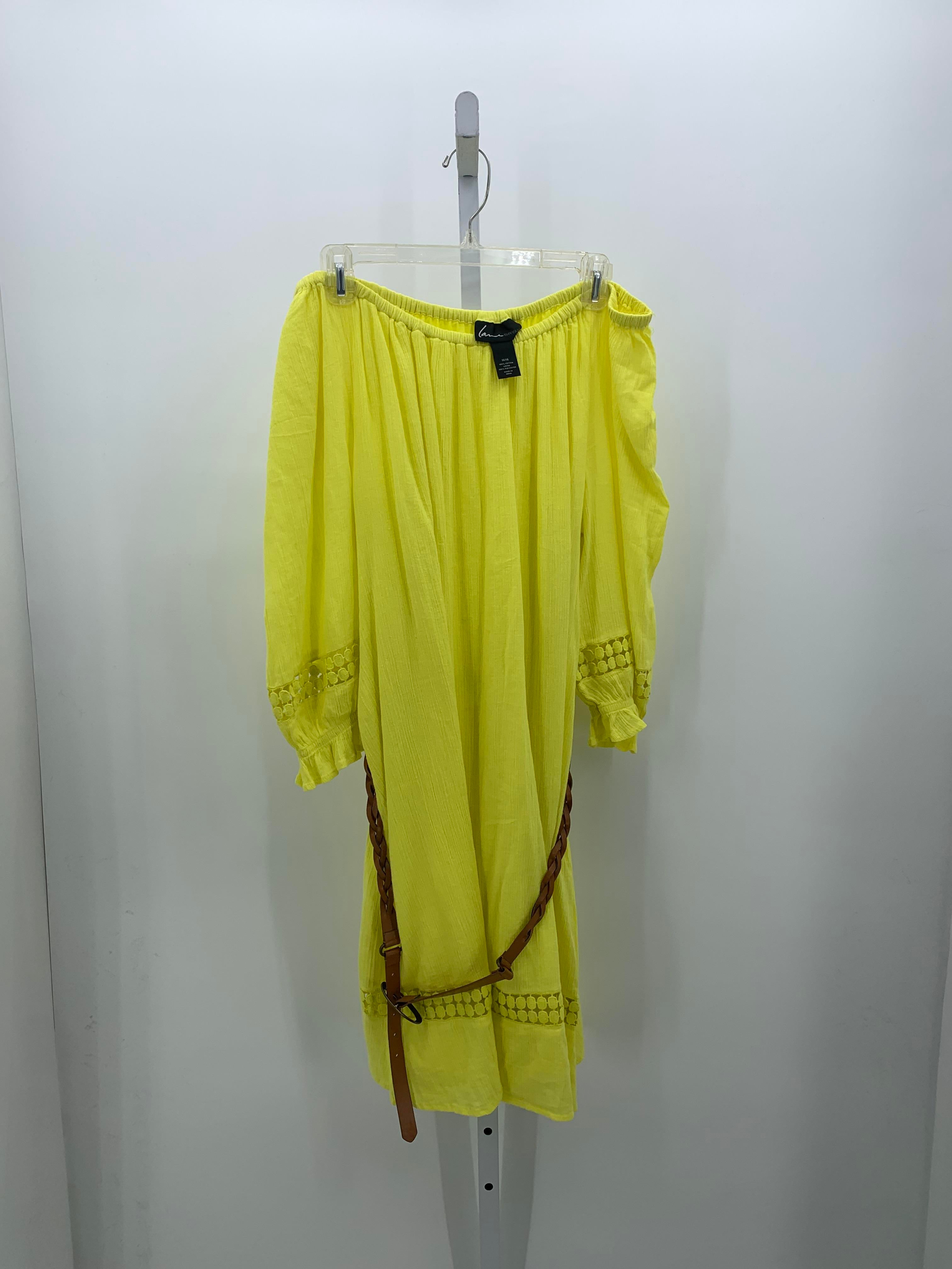 Lane Bryant Size 14/16 W Womens 3/4 Sleeve Dress