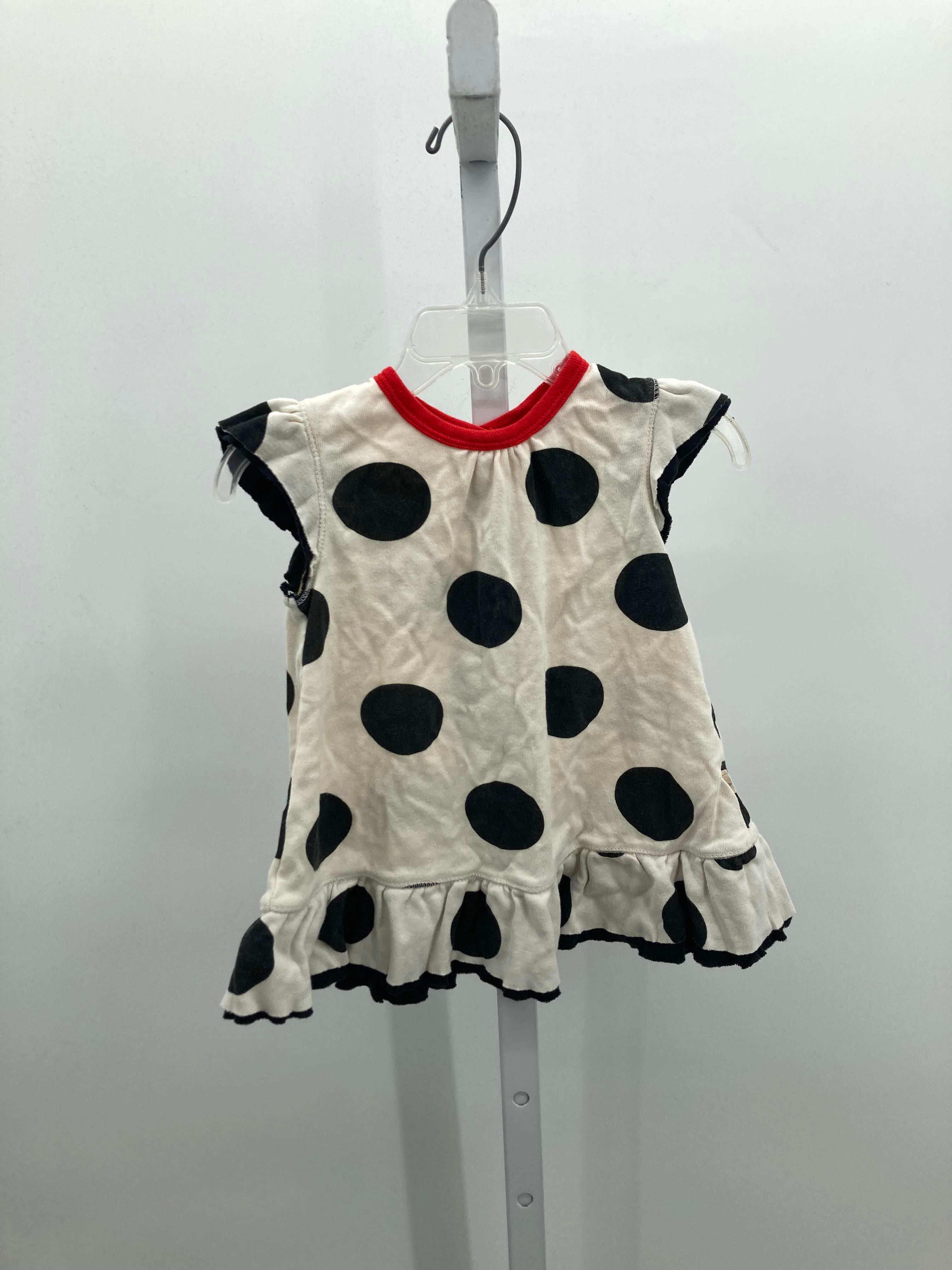Burt's Bees Size 6-9 mon Girls Short Sleeve Dress
