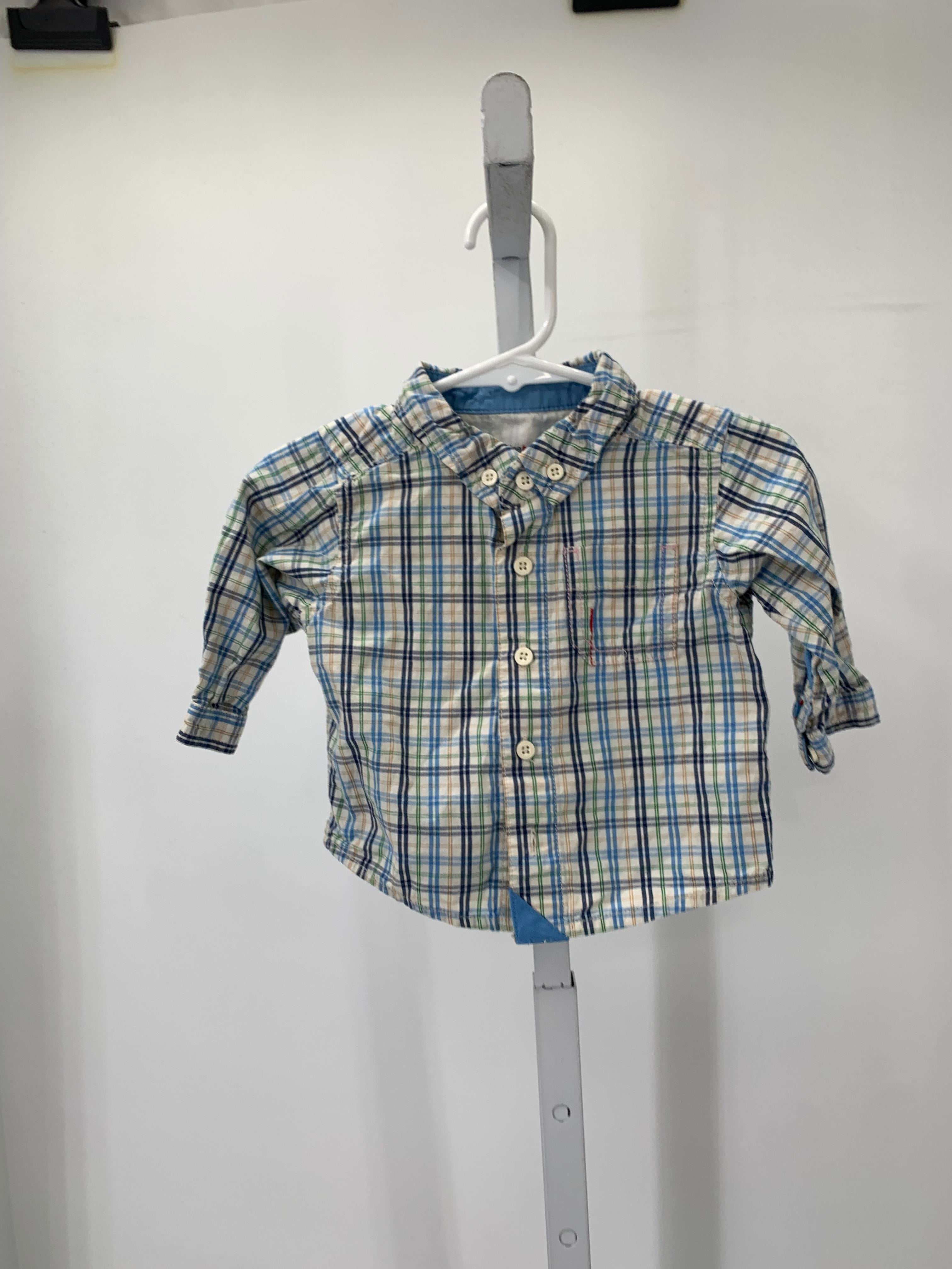 PLAID BTN DOWN