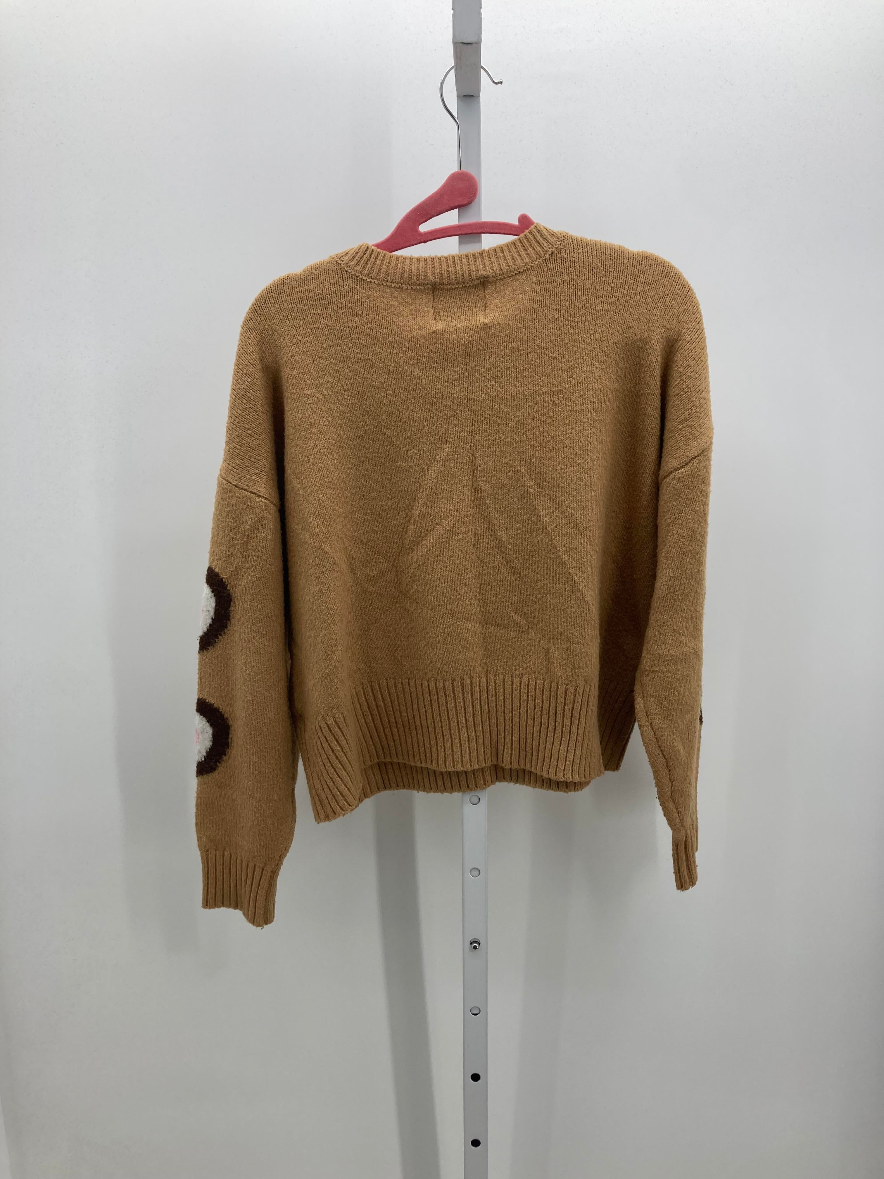 no comment Size Medium Juniors Long Sleeve Sweater