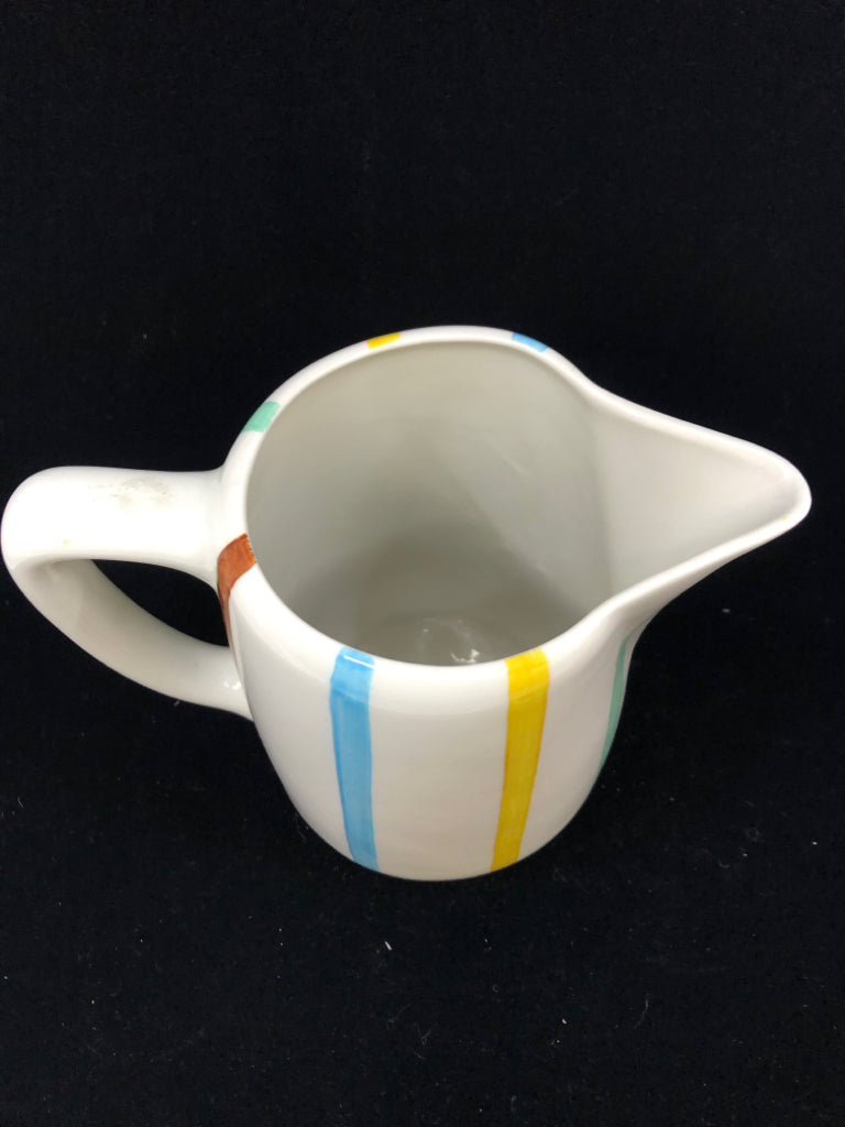 VTG STRIPED PITCHER-SPHINX HOLLAND.