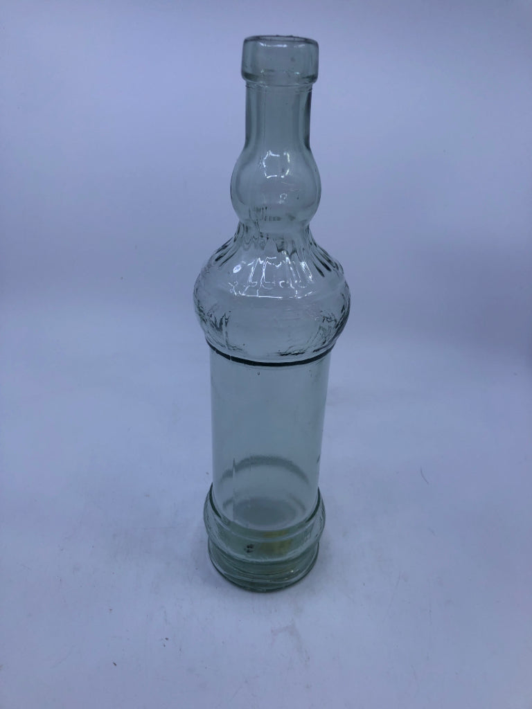GREEN GLASS BOTTLE.