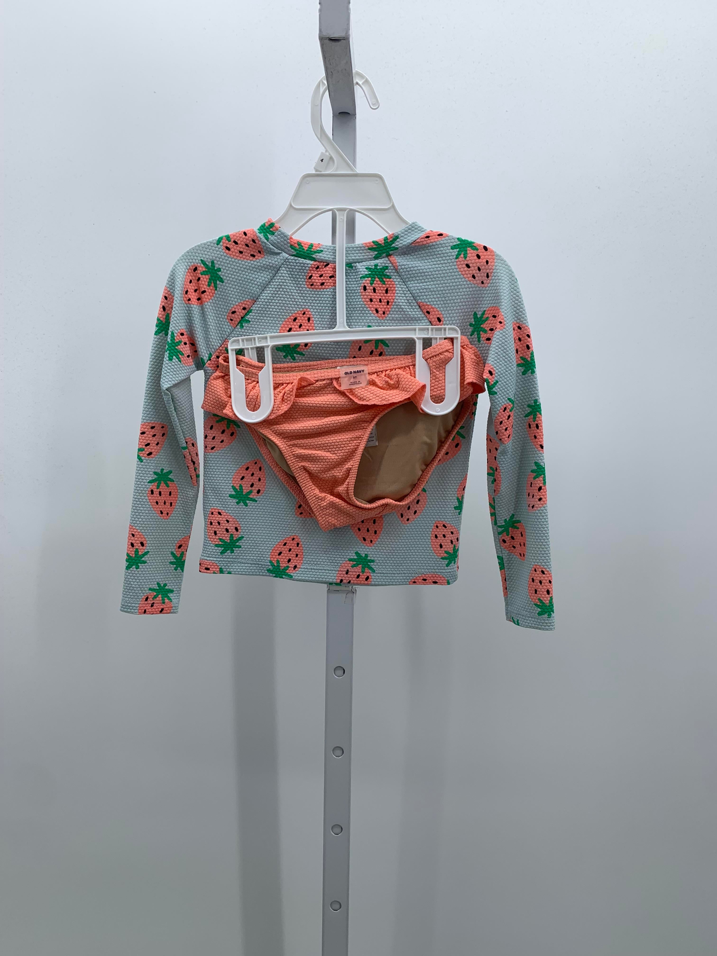 Old Navy Size 3T Girls 2 pc Suit