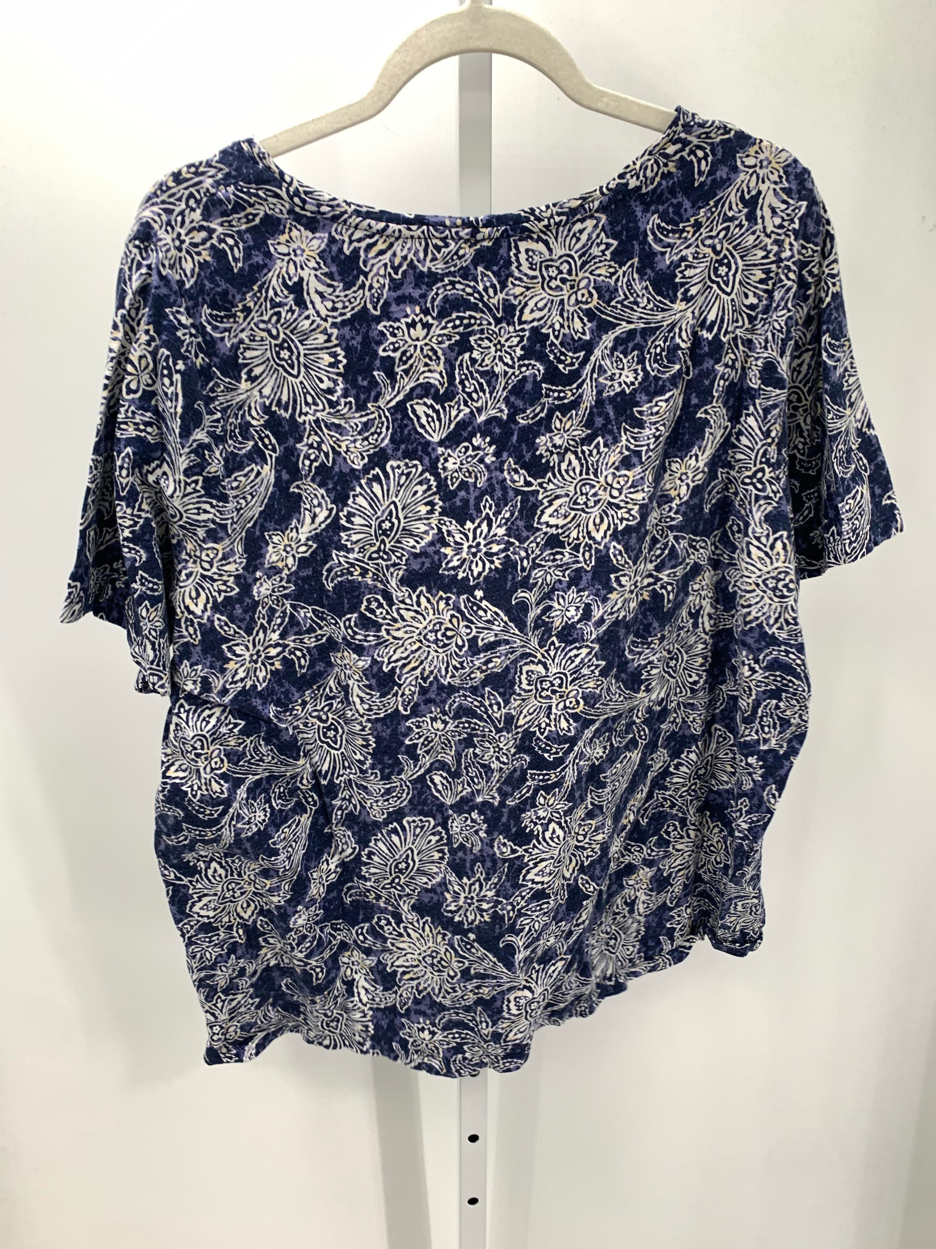 Catherine Size 1X Womens Short Sleeve Shirt