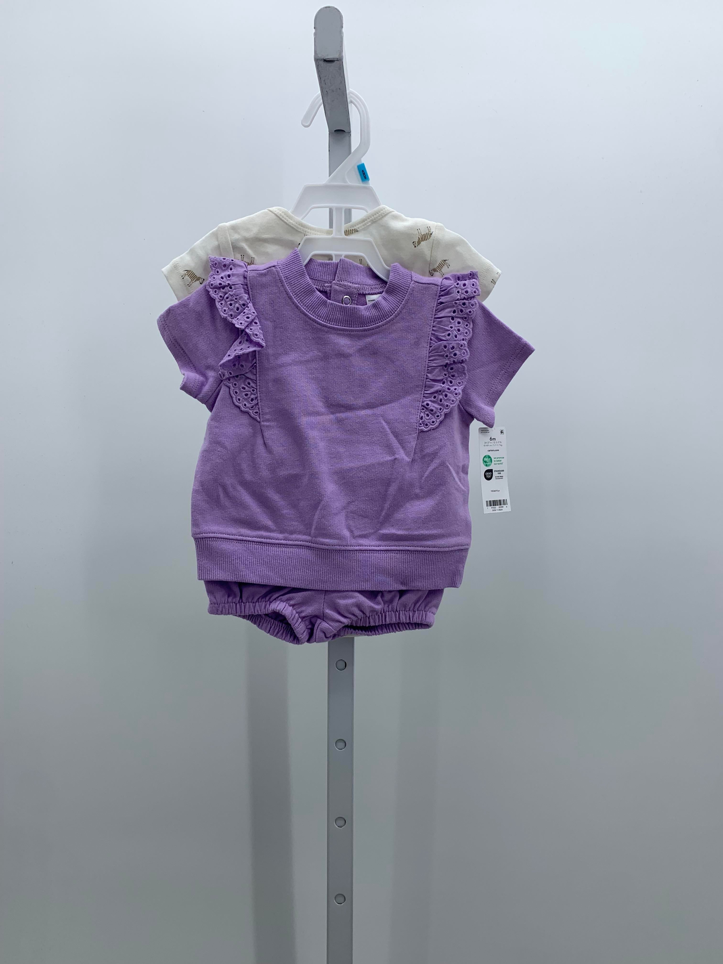 Carters Size 6 Months Girls 3 Pieces