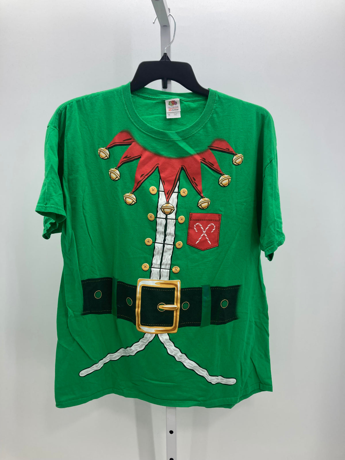 SHORT SLV SHIRT ELF GRAPHIC KNIT