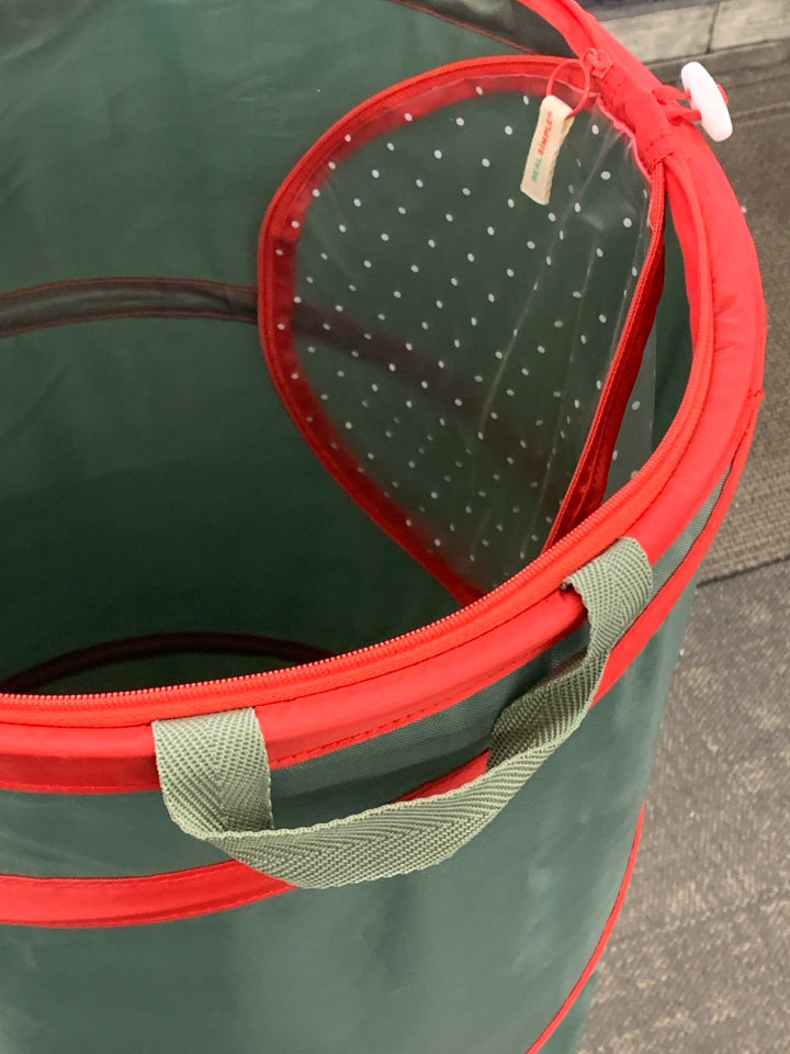 REAL SIMPLE COLLAPSIBLE WRAPPING PAPER STORAGE.