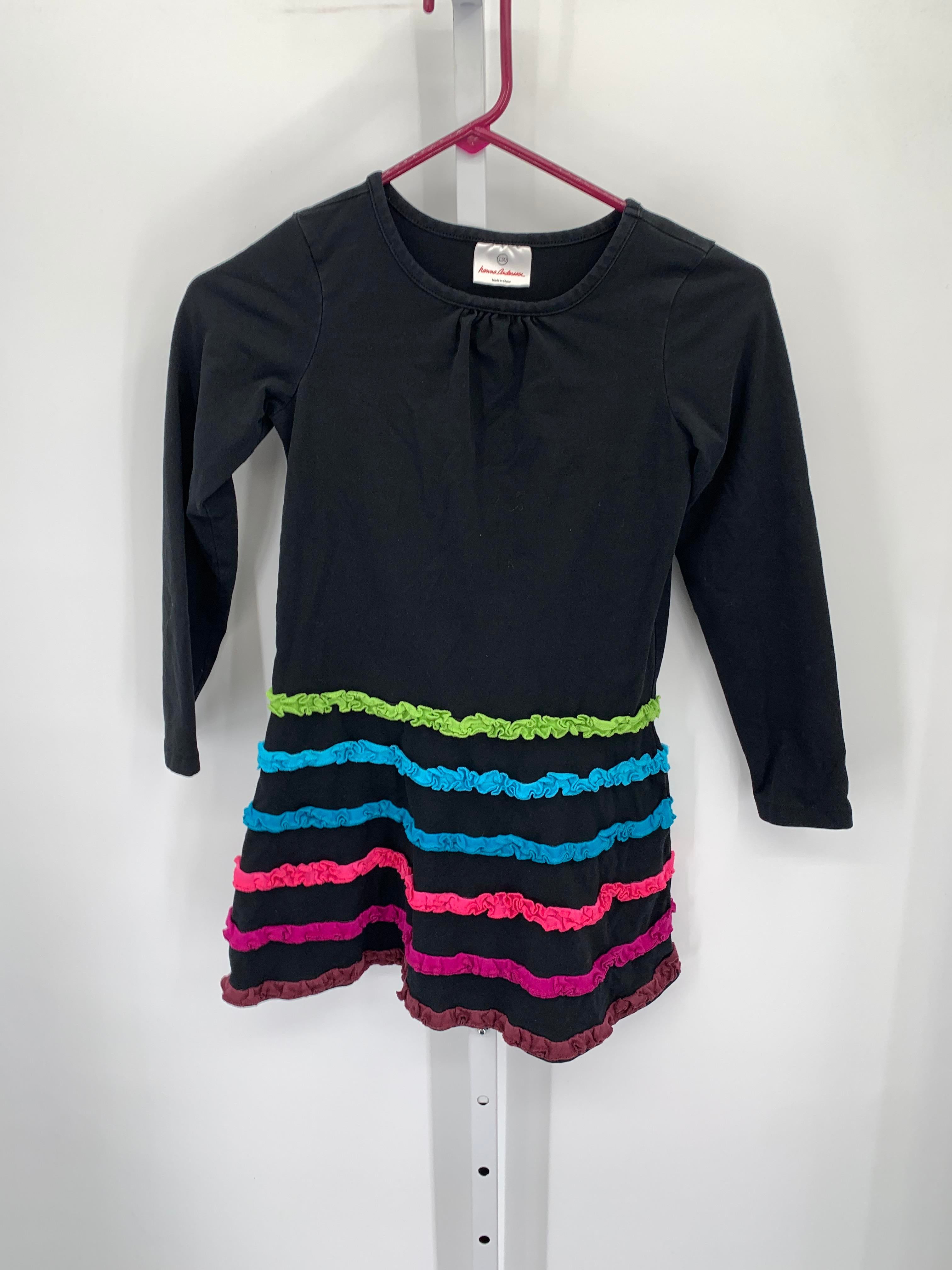 Hanna Anderson Size 8 Girls Long Sleeve Dress