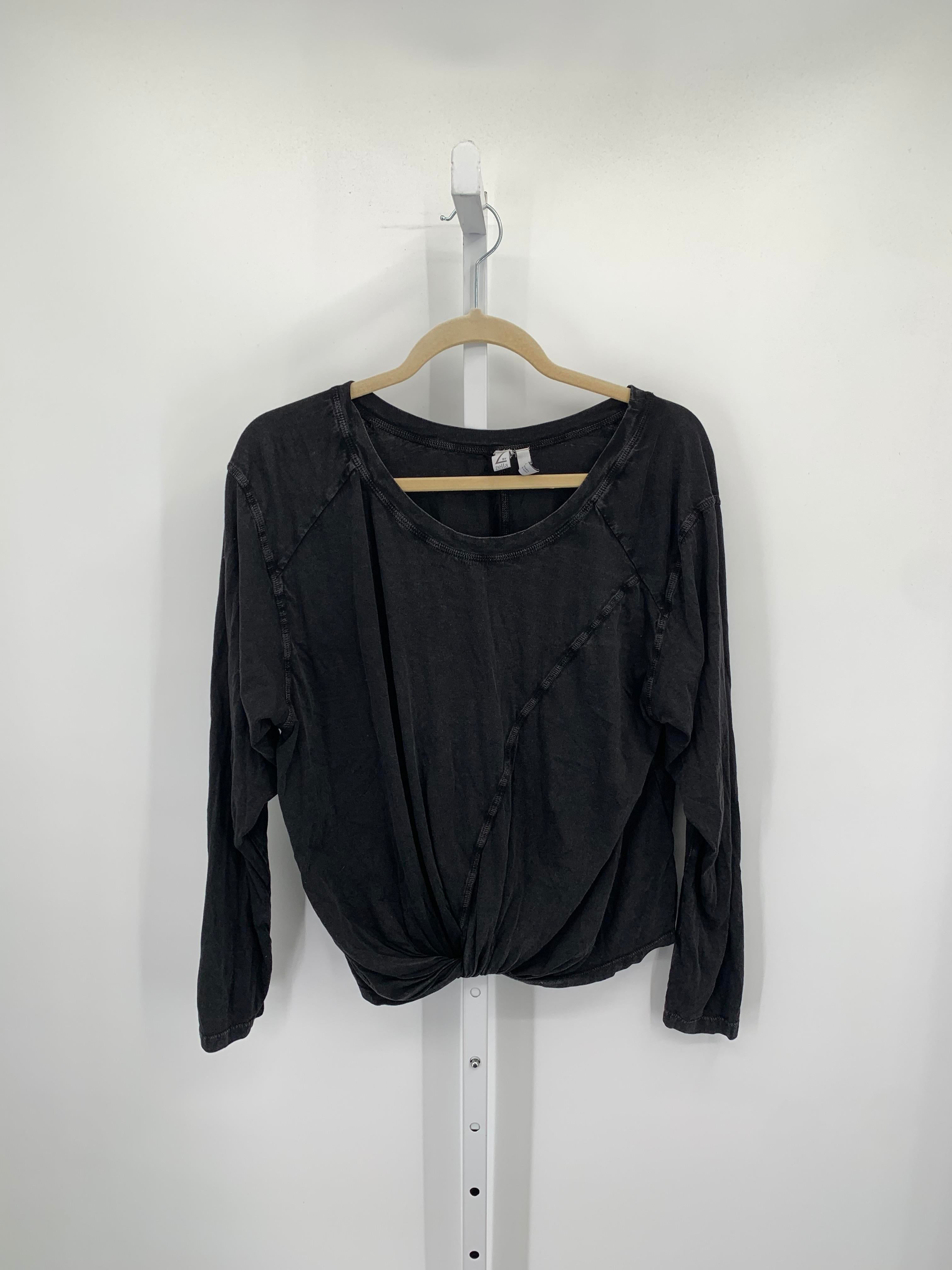 Zella Size Large Misses Long Sleeve Shirt