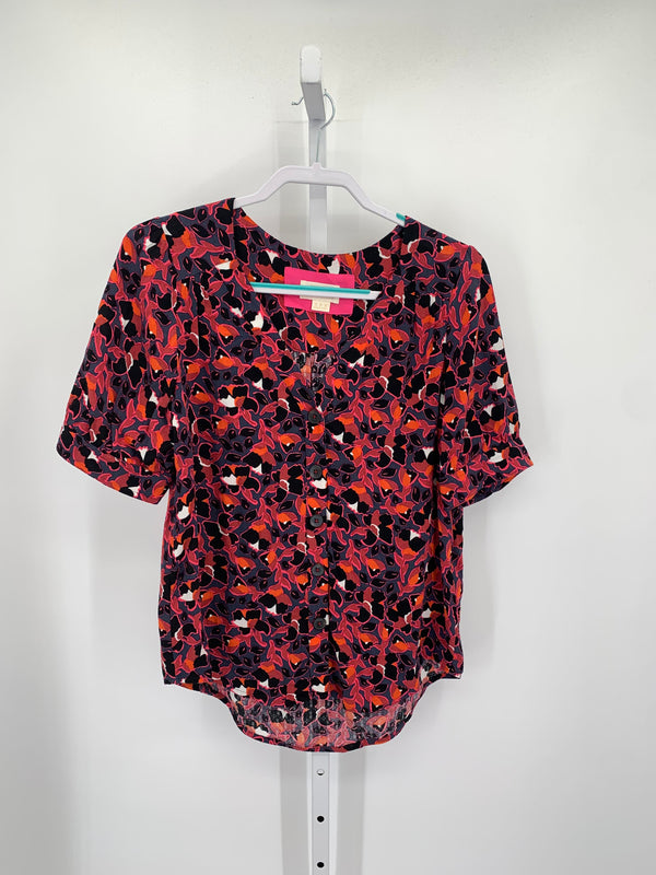 Maeve Size 6 Misses Short Sleeve Shirt