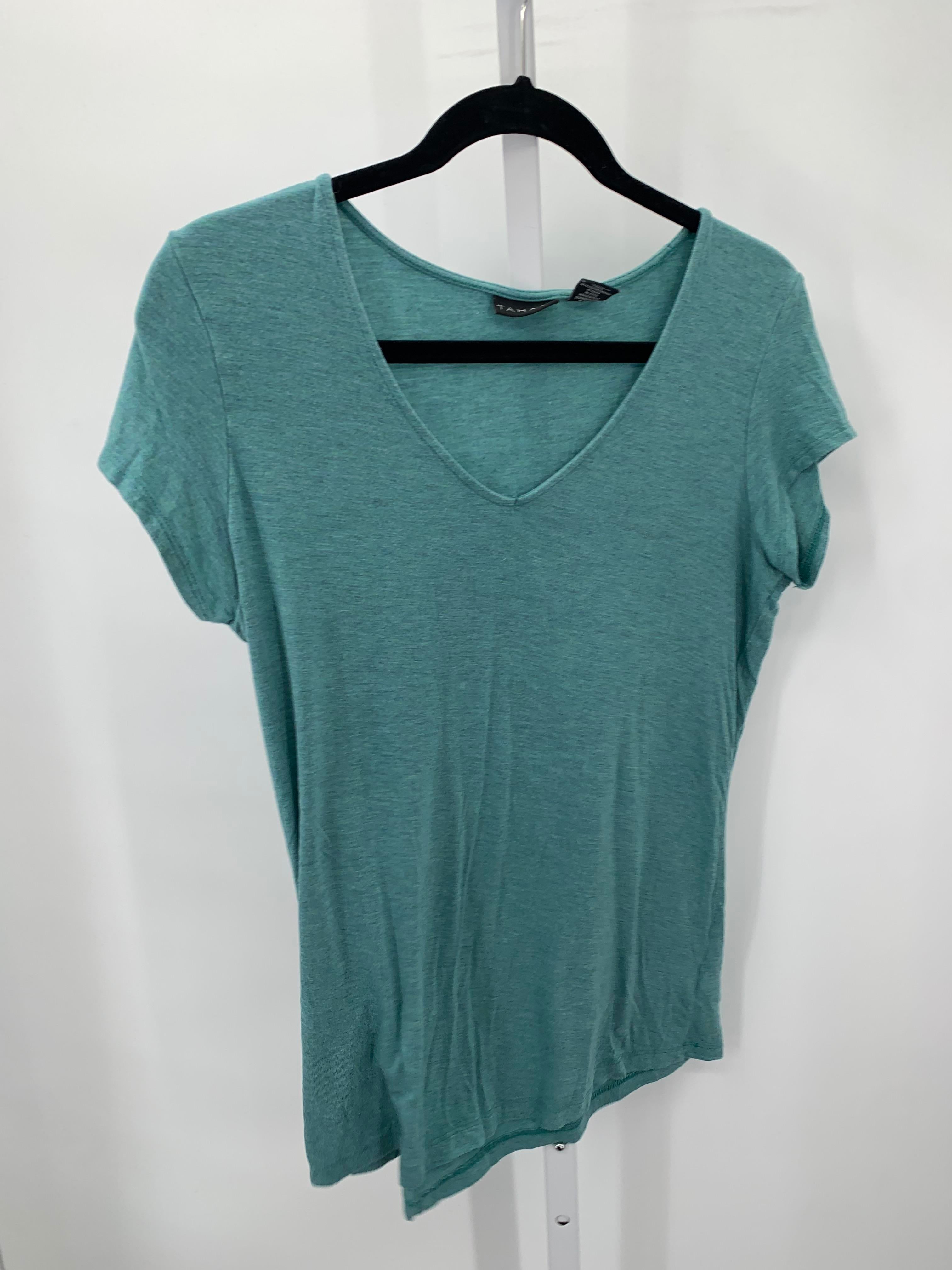 Tahari Size Medium Misses Short Sleeve Shirt