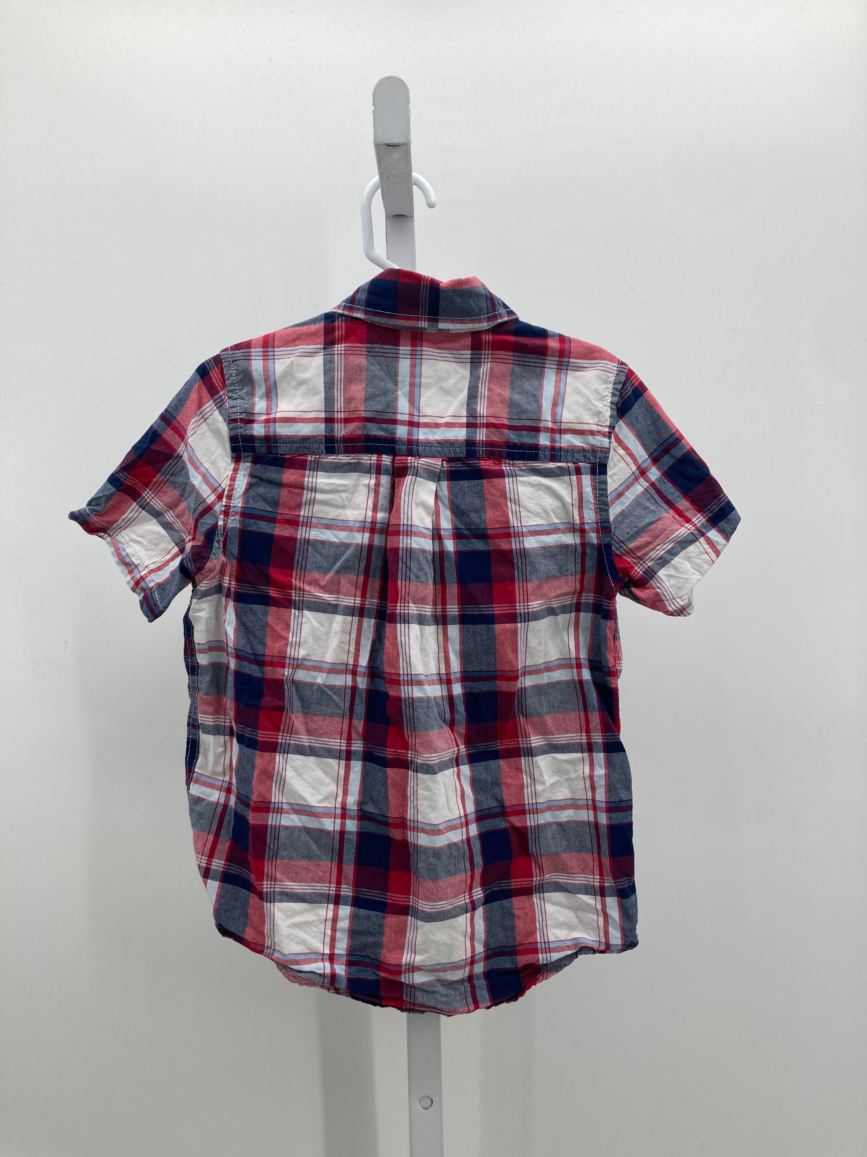 WHITE RED PLAID
