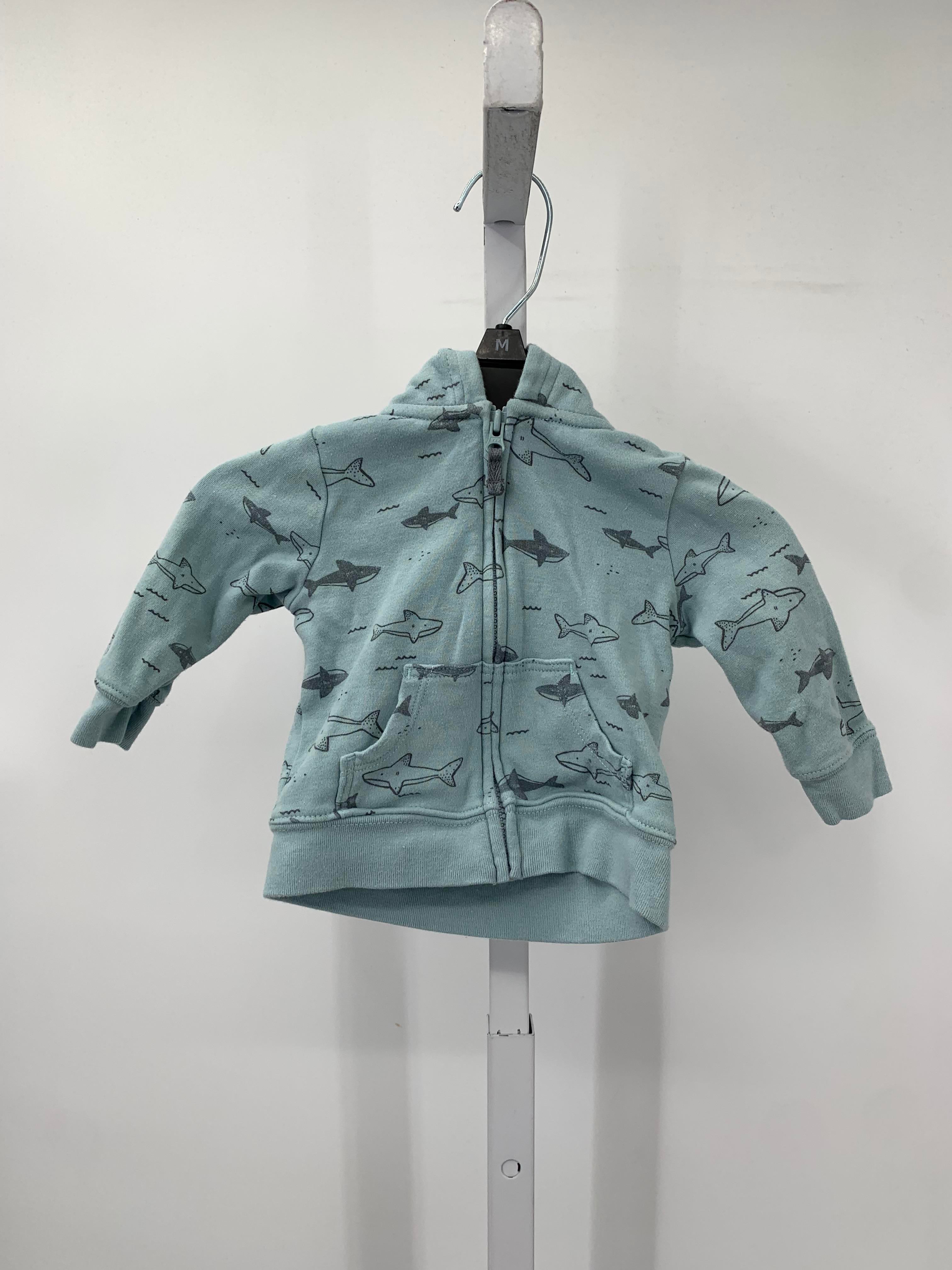 SHARKS HOODED ZIP KNIT