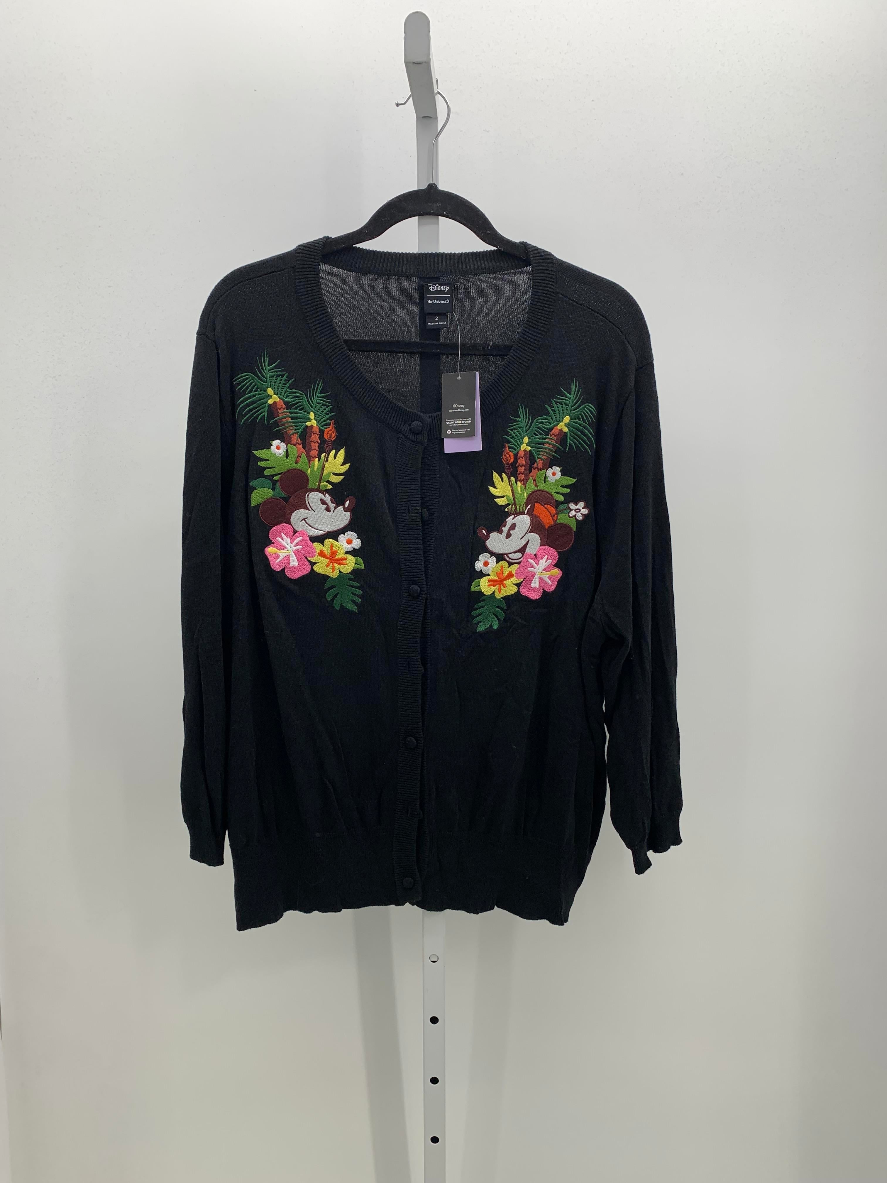 Disney Size 2X Womens Long Slv Sweater