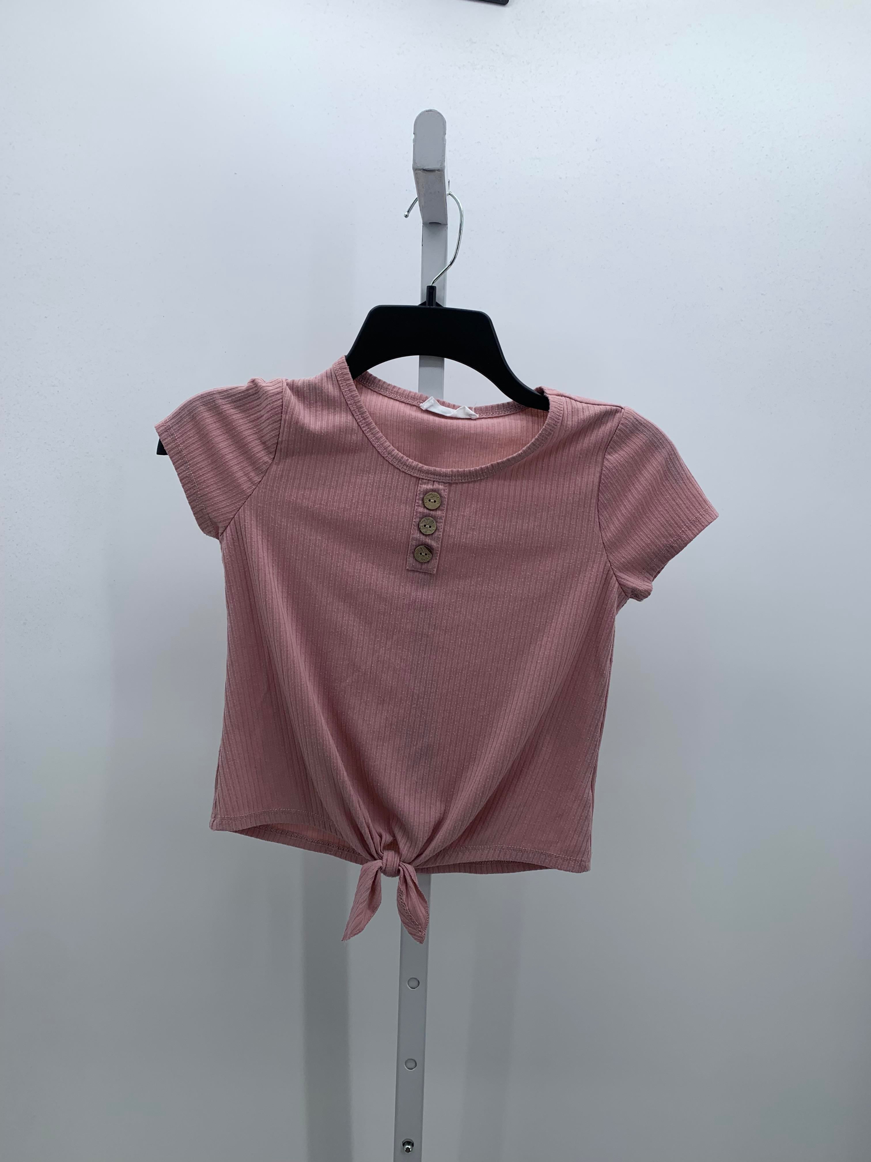 Beautees Size 7/8 Girls Short Sleeve Shirt