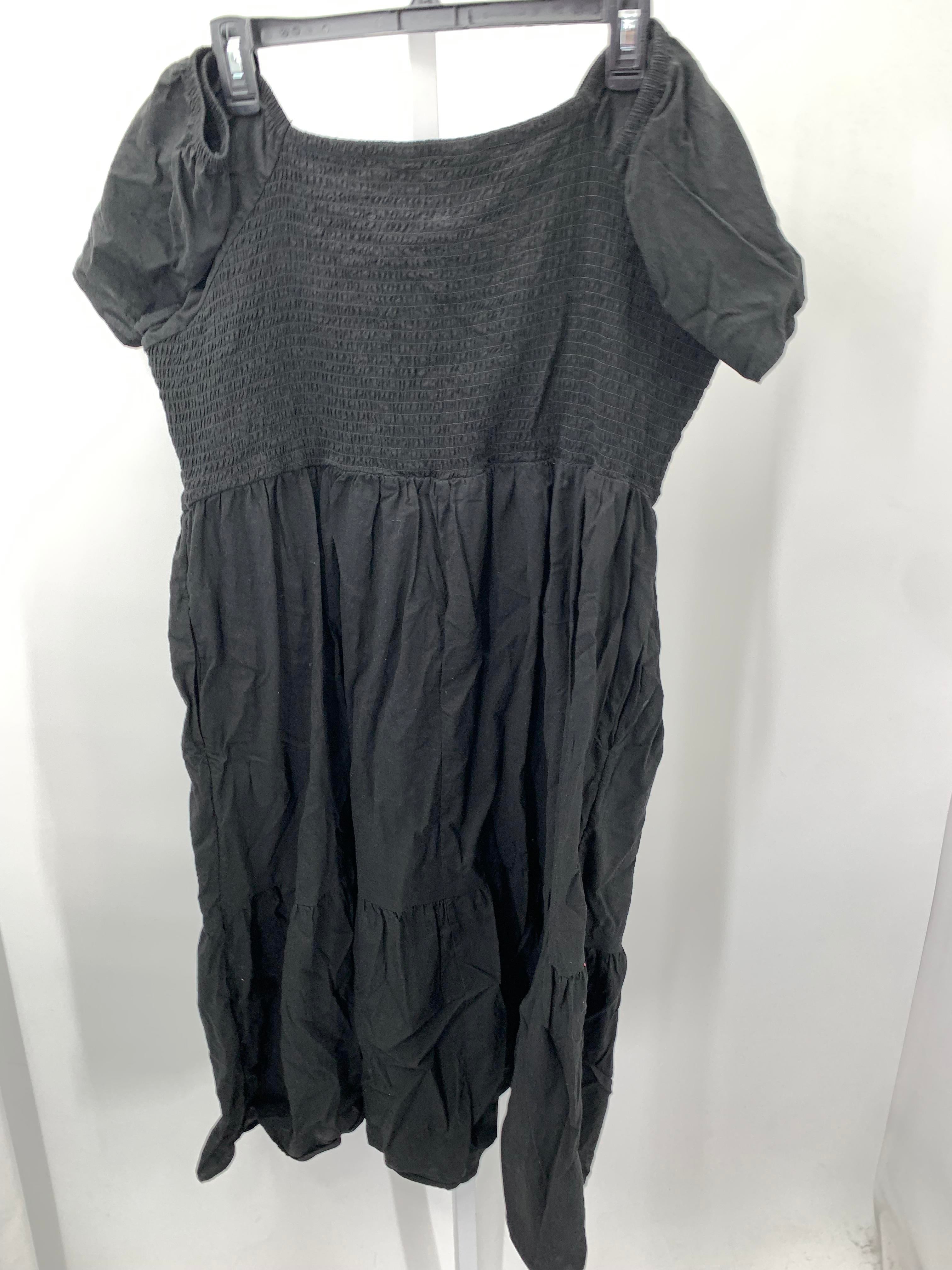 Terra & Sky Size 1X Womens Short Sleeve Dress