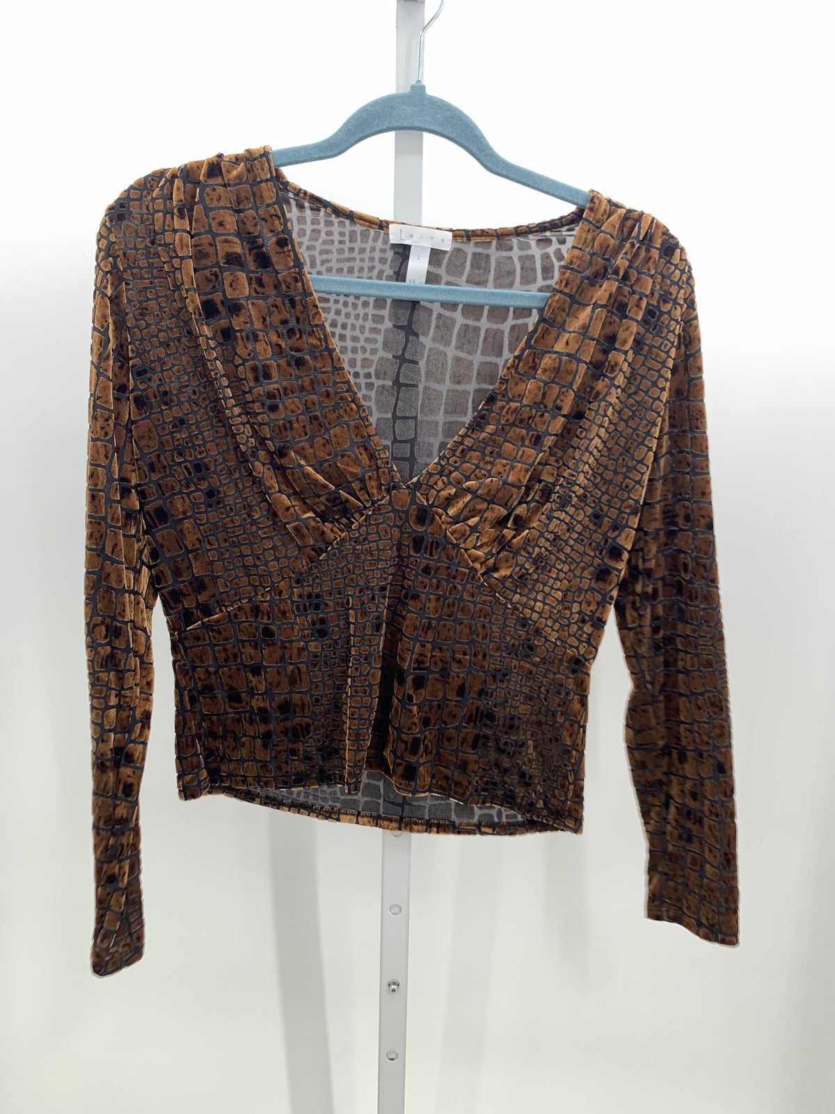 Size Large Juniors Long Sleeve Shirt